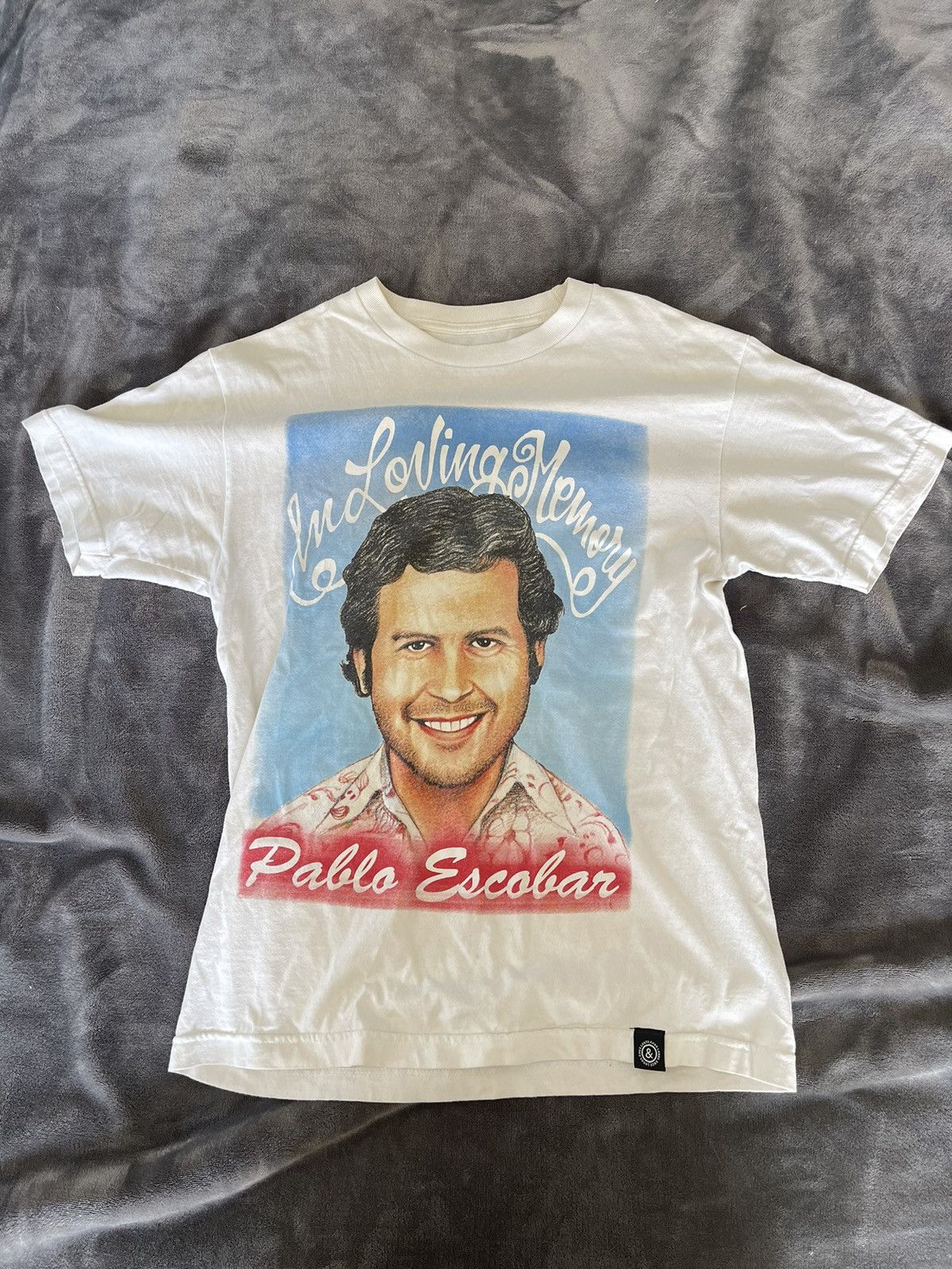 In loving memory airbrush Pablo Escobar T shirt