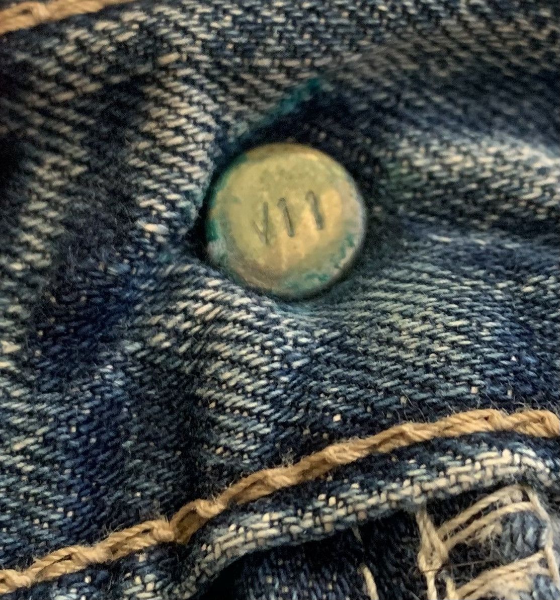 Levi's Vintage Levis 503 Straight Faded Blue Jeans Size US 34 / EU 50 - 9 Thumbnail