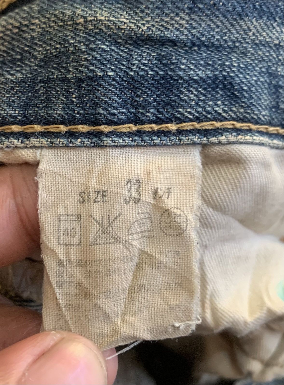 Levi's Vintage Levis 503 Straight Faded Blue Jeans Size US 34 / EU 50 - 11 Thumbnail