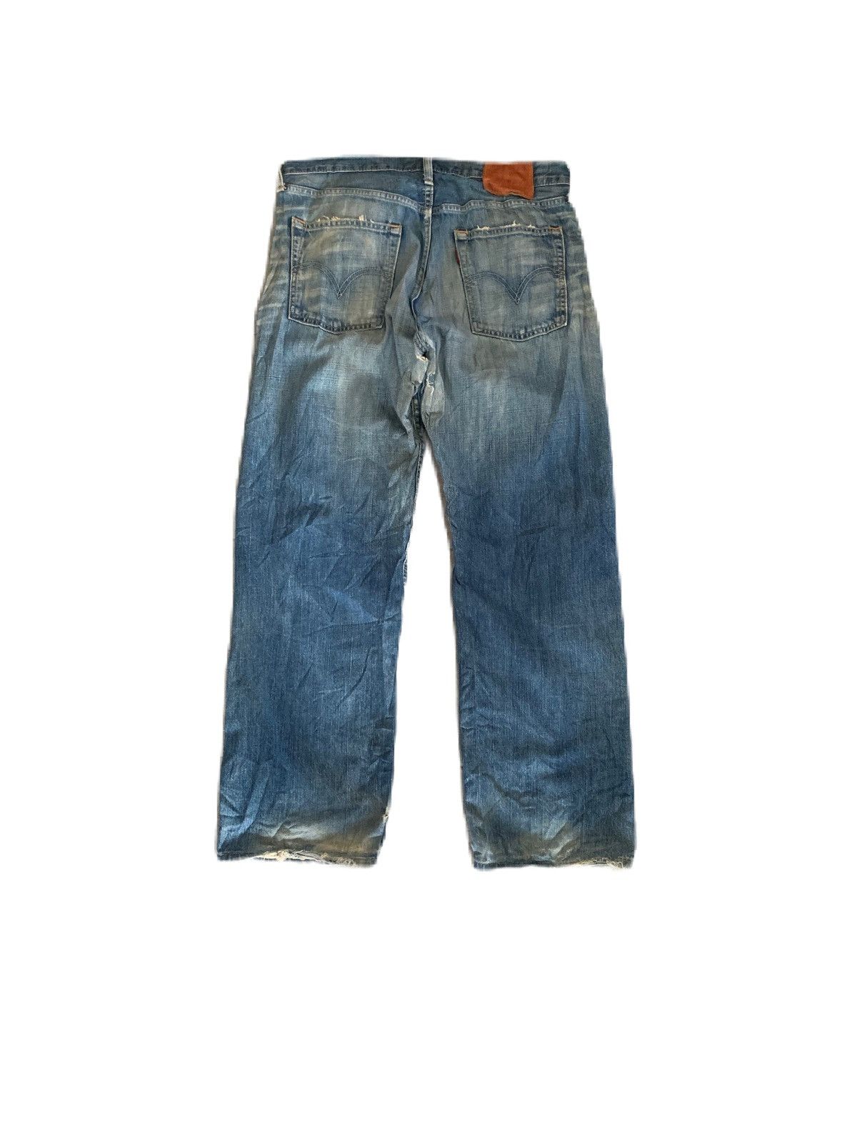 Levi's Vintage Levis 503 Straight Faded Blue Jeans Size US 34 / EU 50 - 2 Thumbnail