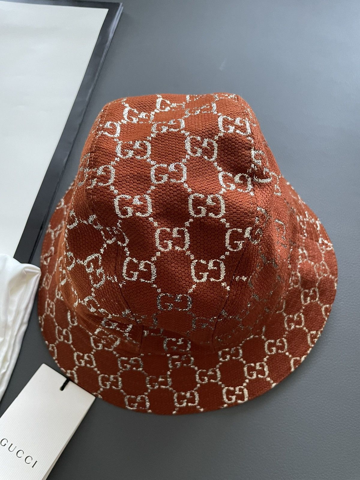 Gucci Brand NEW Limited Edition Super Runway Sold Out GG Logo Hat Size ONE SIZE - 4 Thumbnail