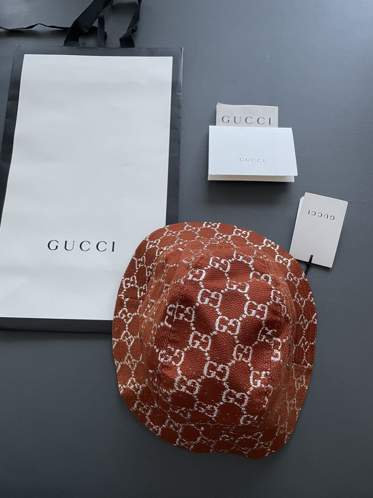 Gucci Brand NEW Limited Edition Super Runway Sold Out GG Logo Hat Size ONE SIZE - 14 Thumbnail
