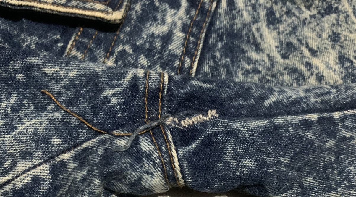 Japanese Brand Vintage Acid Wash Trucker Denim Jacket By Gleeman Size US L / EU 52-54 / 3 - 6 Thumbnail