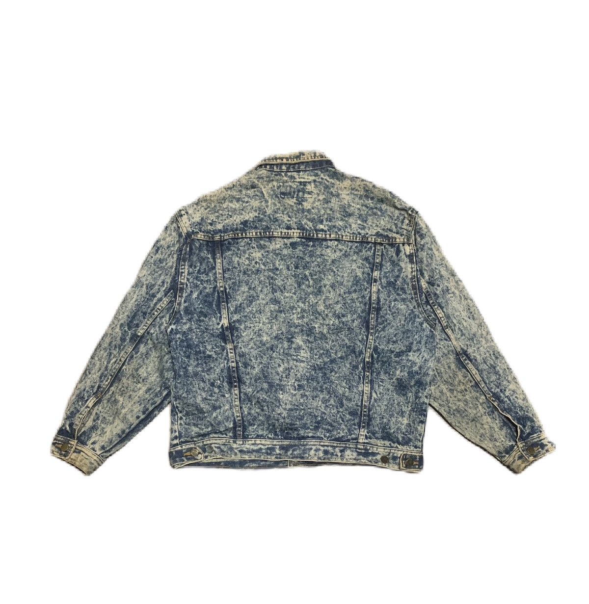 Japanese Brand Vintage Acid Wash Trucker Denim Jacket By Gleeman Size US L / EU 52-54 / 3 - 2 Thumbnail