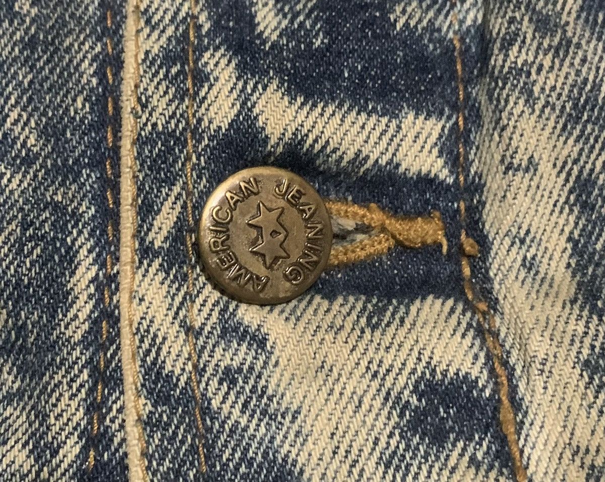 Japanese Brand Vintage Acid Wash Trucker Denim Jacket By Gleeman Size US L / EU 52-54 / 3 - 5 Thumbnail
