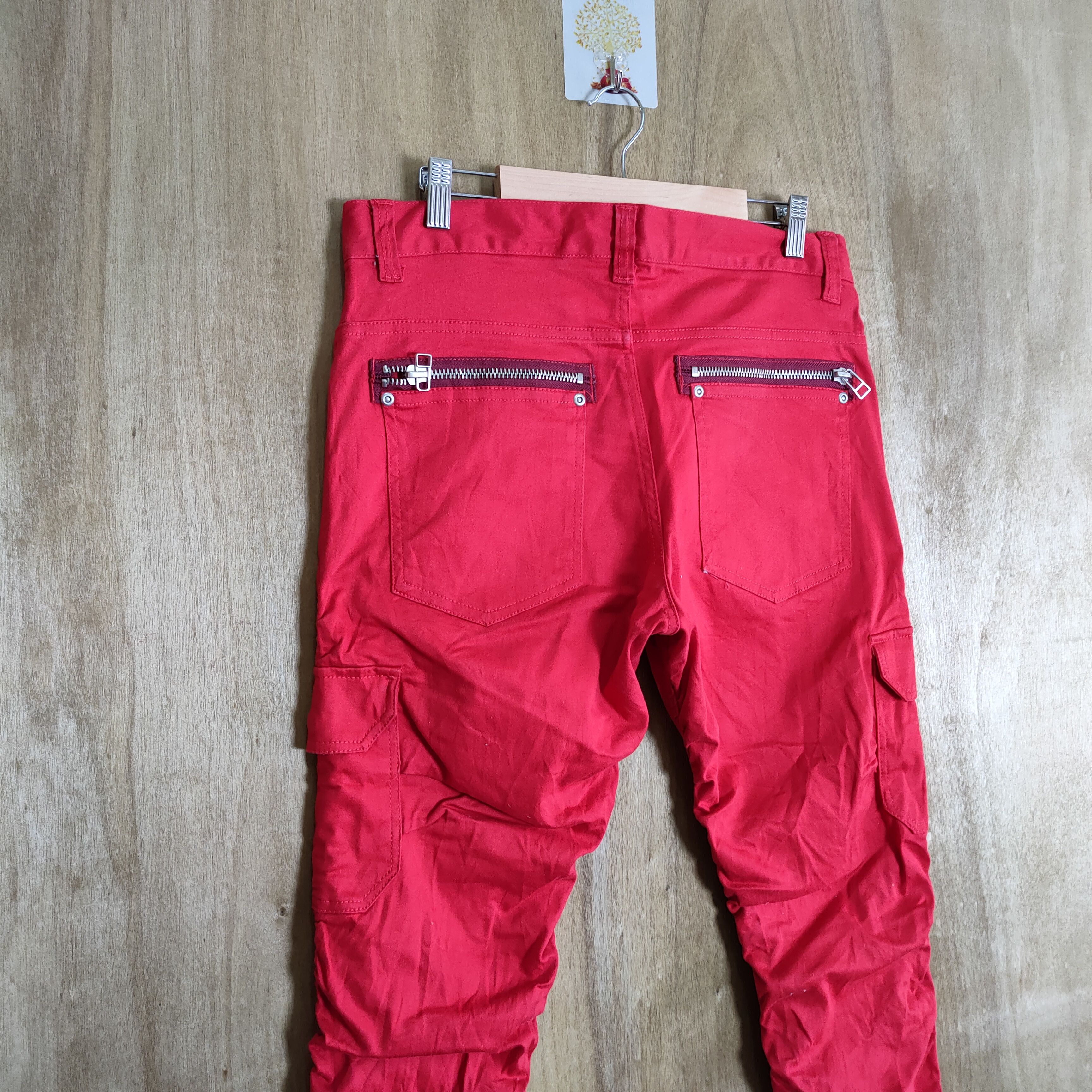 Japanese Brand JAPANESE BRAND VINTAGE PUNK STYLE SPRING LEG CARGO PANTS Size US 32 / EU 48 - 12 Thumbnail