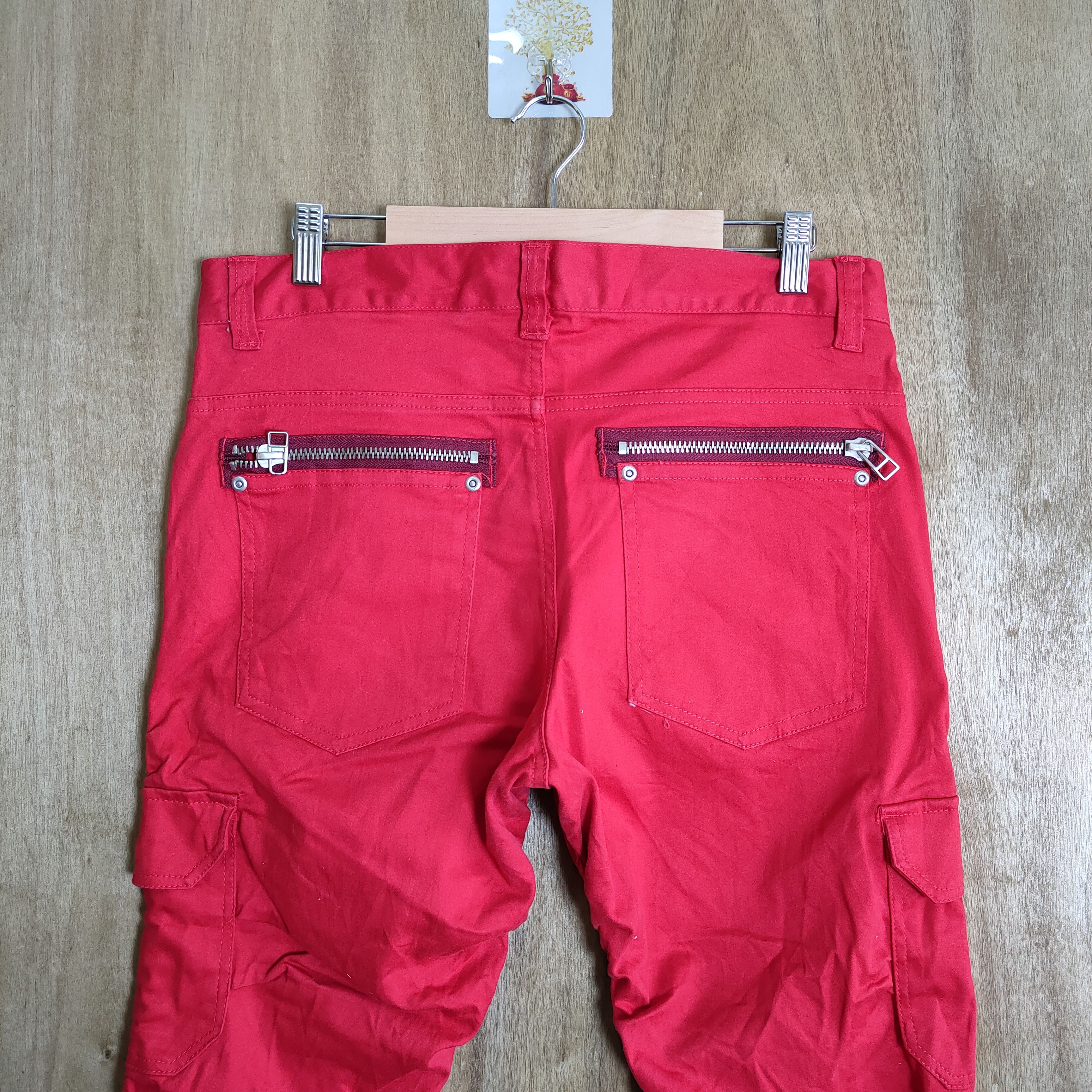 Japanese Brand JAPANESE BRAND VINTAGE PUNK STYLE SPRING LEG CARGO PANTS Size US 32 / EU 48 - 10 Thumbnail