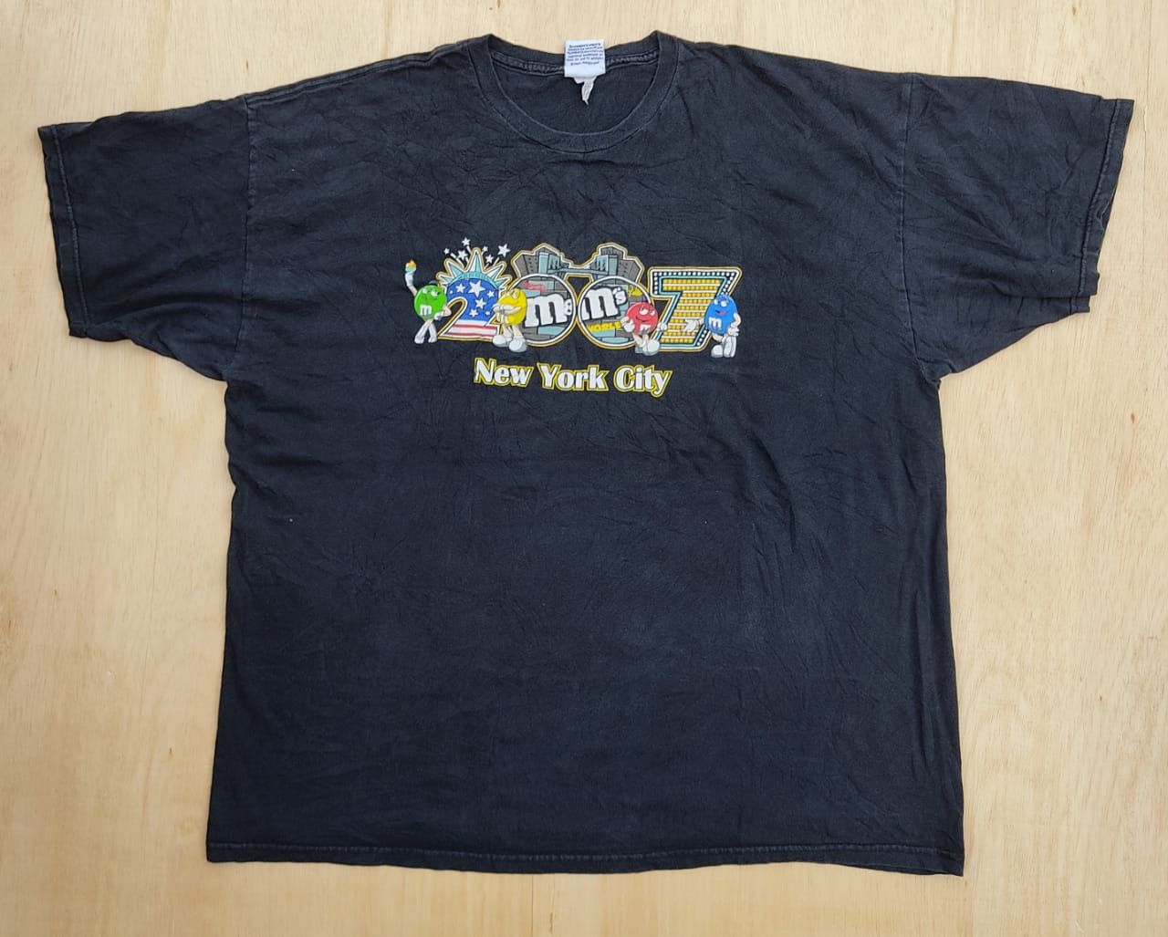 image of Tee D - 20 M&m New York Promo Tee in Black, Men's (Size 2XL)