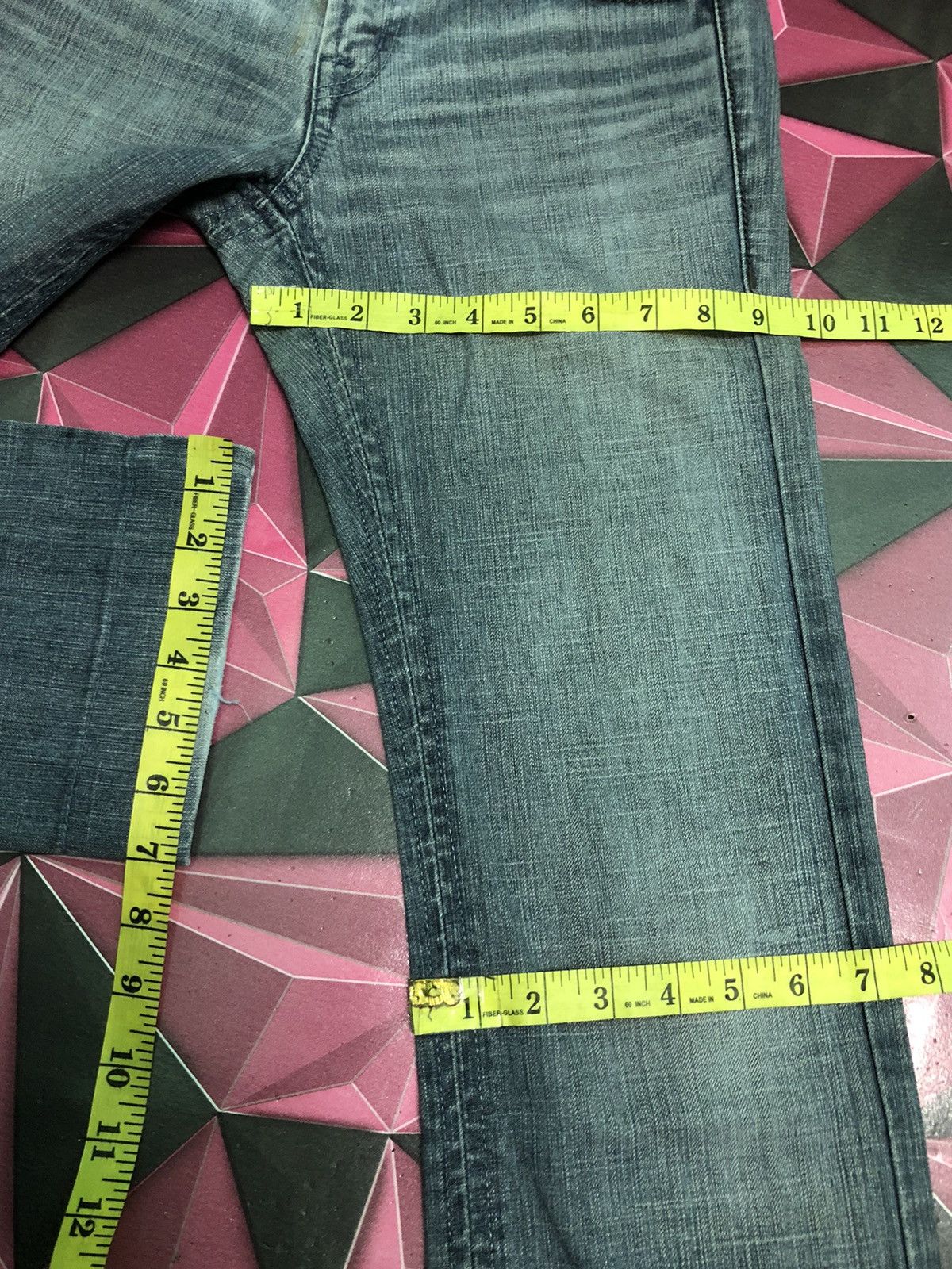 Marithe + Francois Girbaud × Vintage VINTAGE MARITHE FRANCOIS GIRBAUD BLUE WASH DENIM JEANS Size US 28 / EU 44 - 12 Thumbnail