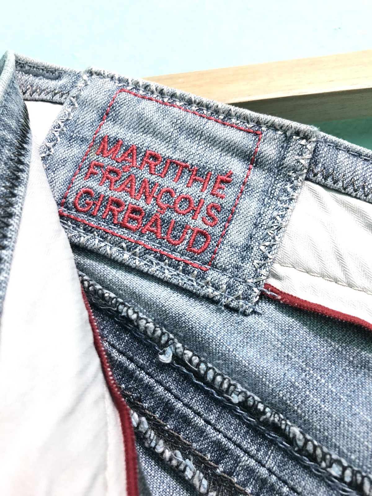 Marithe + Francois Girbaud × Vintage VINTAGE MARITHE FRANCOIS GIRBAUD BLUE WASH DENIM JEANS Size US 28 / EU 44 - 5 Thumbnail