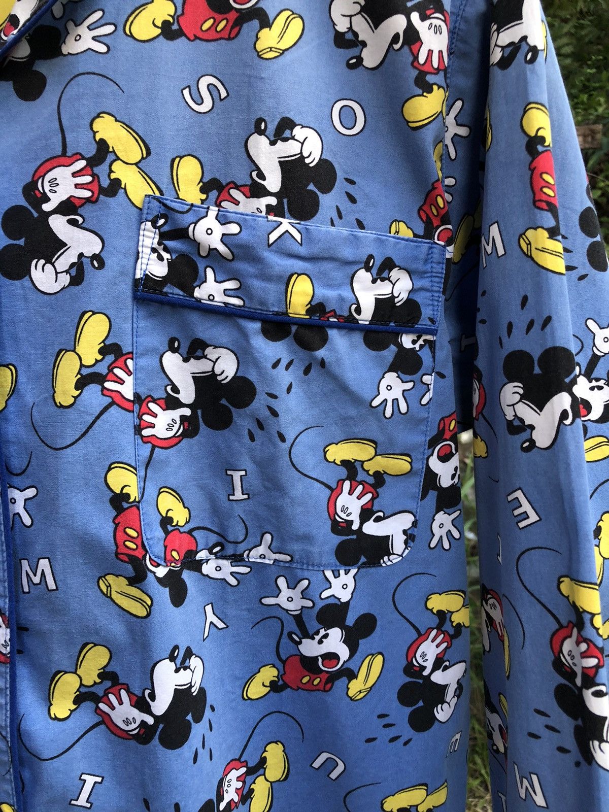 Disney Vintage 90's Disney Mickey Mouse Fullprint Pyjama Set Size US L / EU 52-54 / 3 - 9 Thumbnail