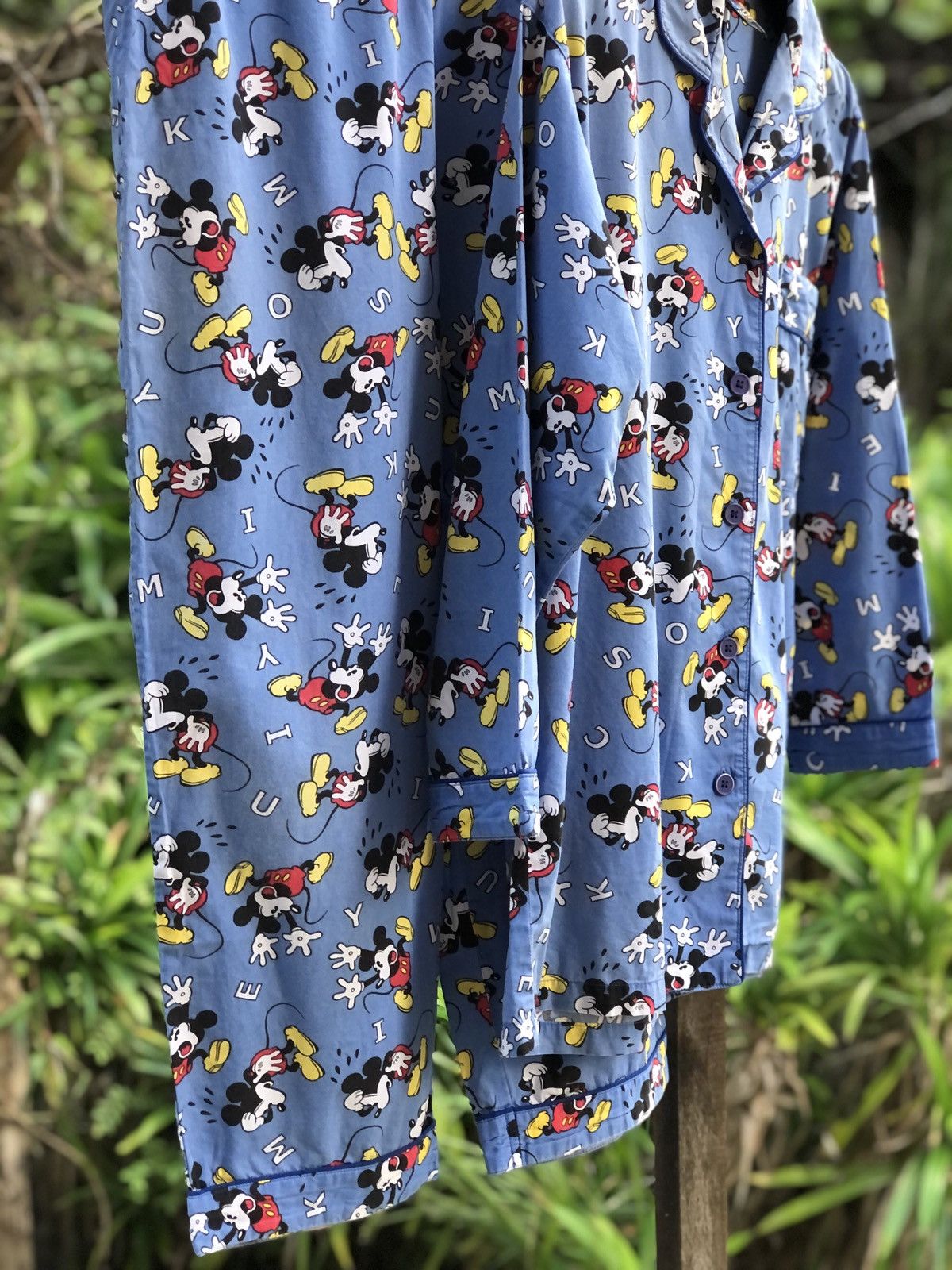 Disney Vintage 90's Disney Mickey Mouse Fullprint Pyjama Set Size US L / EU 52-54 / 3 - 5 Thumbnail