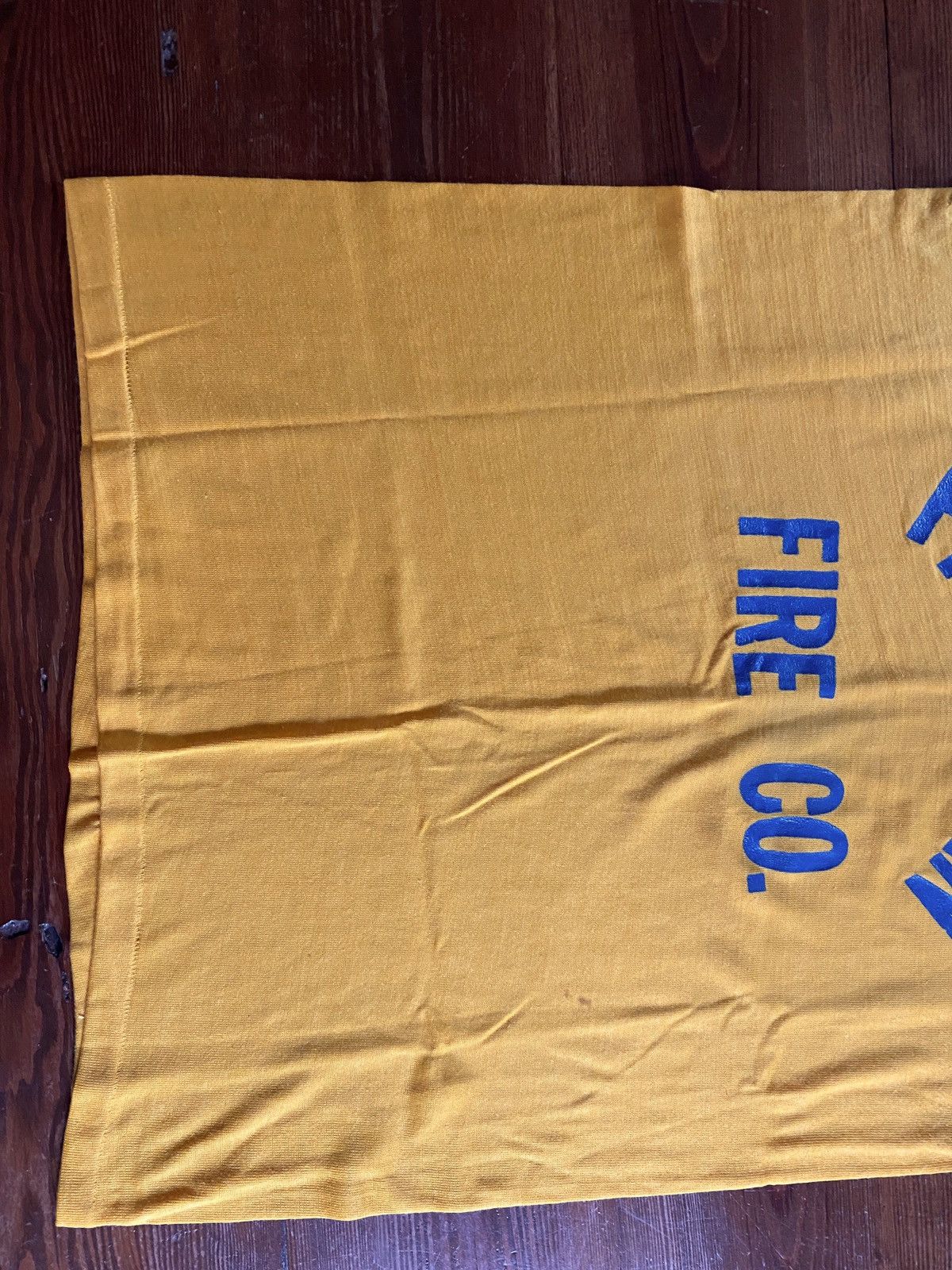 Vintage Vintage 60’s Franklin Fire Co. Single Stitch Ringer Tee Size US L / EU 52-54 / 3 - 7 Thumbnail