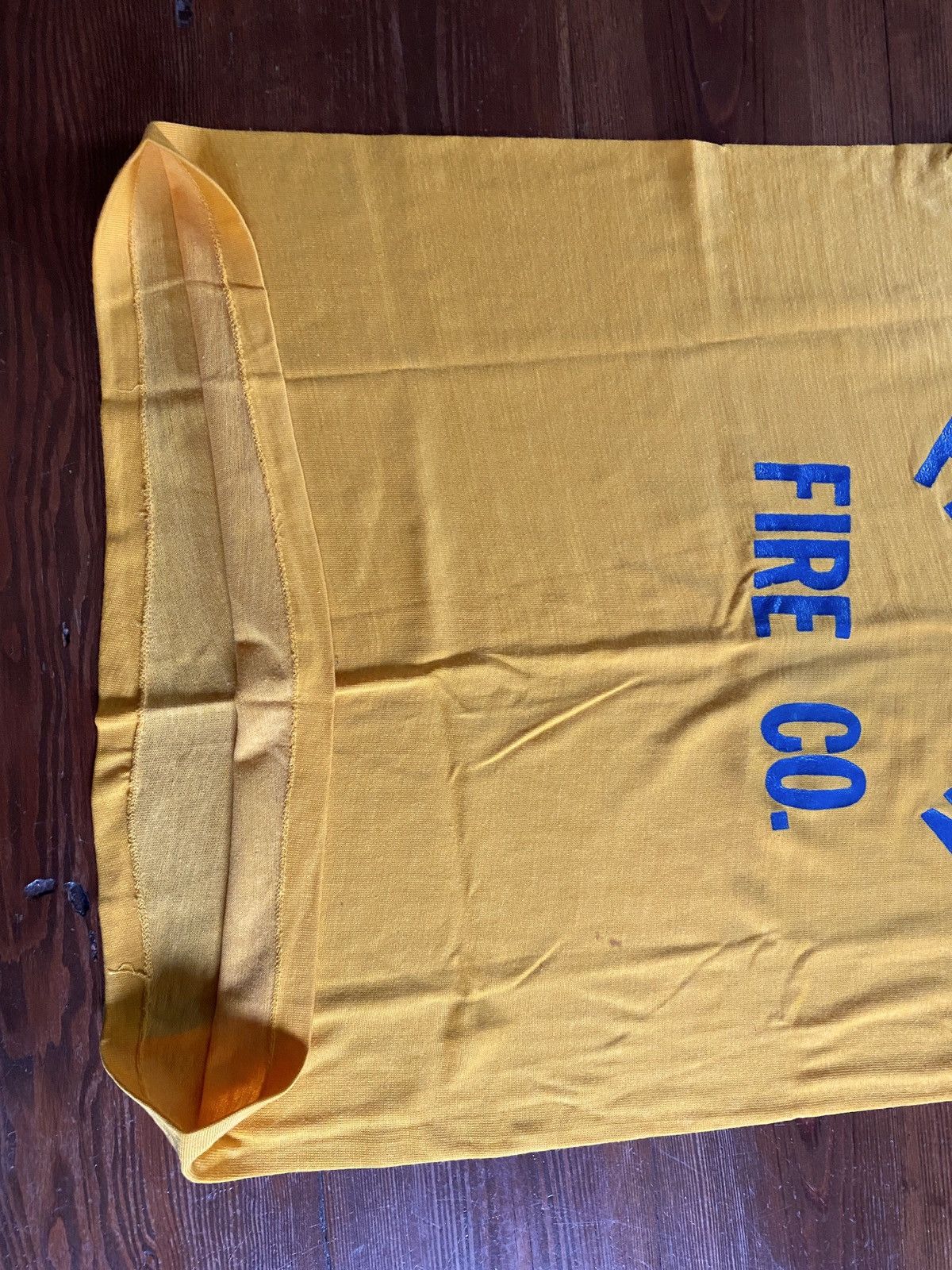 Vintage Vintage 60’s Franklin Fire Co. Single Stitch Ringer Tee Size US L / EU 52-54 / 3 - 8 Thumbnail