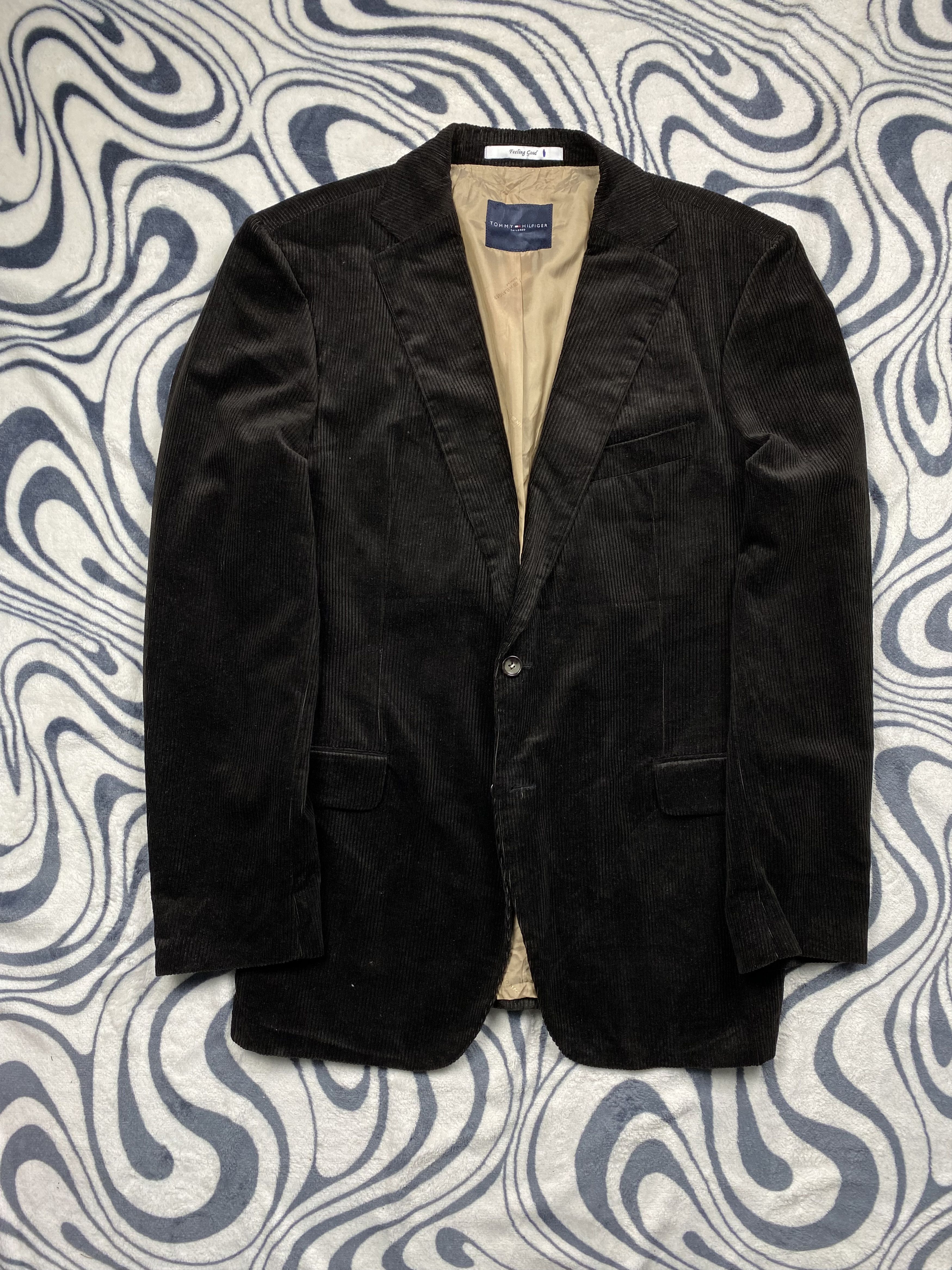 Tommy Hilfiger Tommy Hilfiger Vintage Mens Corduroy Blazer Jacket Size US XL / EU 56 / 4 - 1 Thumbnail