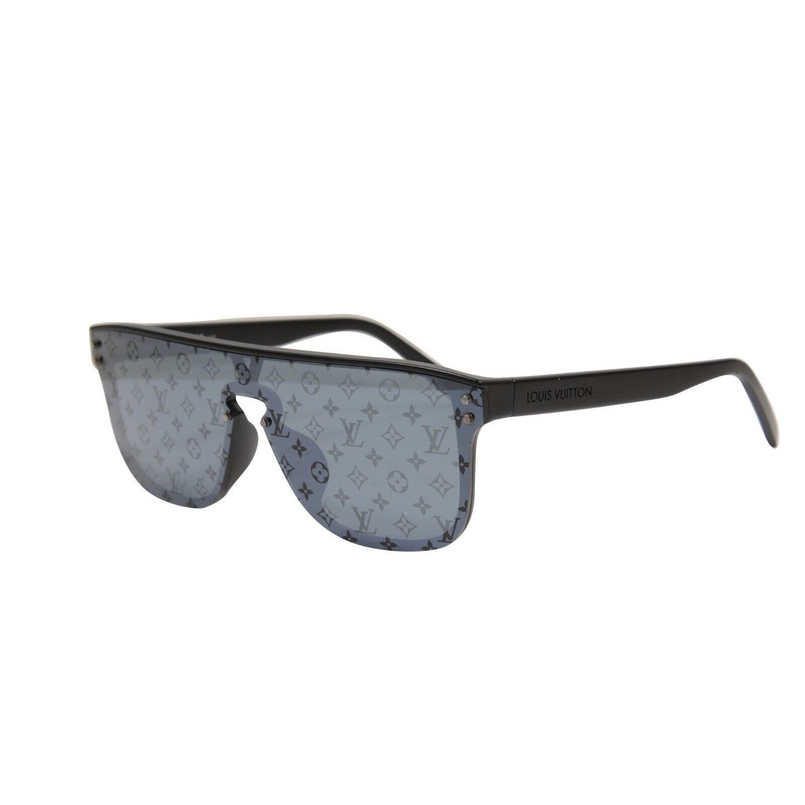 Louis Vuitton LV Waimea Black Monogram Logo Sunglasses - 01697 Size ONE SIZE - 9 Thumbnail