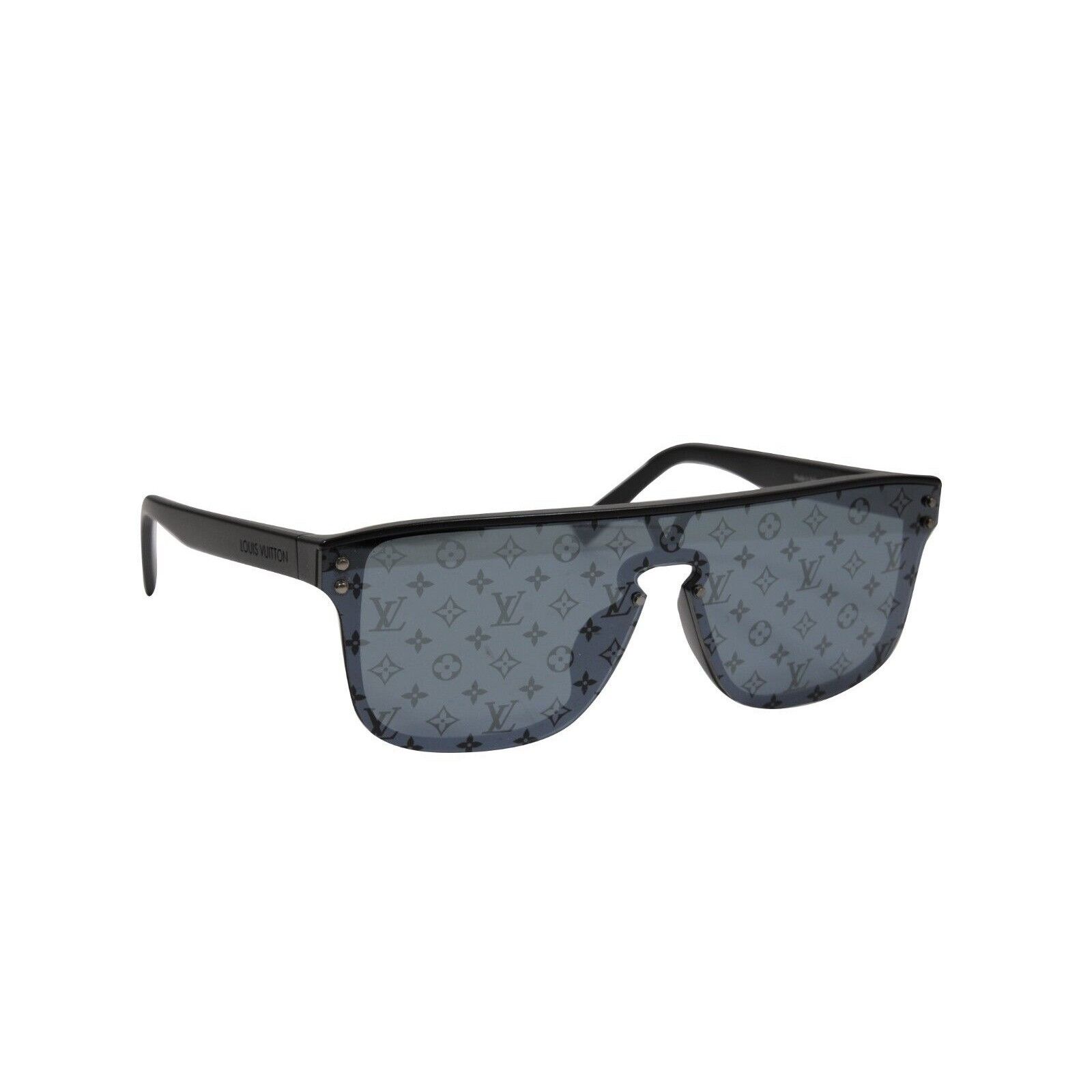 Louis Vuitton LV Waimea Black Monogram Logo Sunglasses - 01697 Size ONE SIZE - 2 Thumbnail