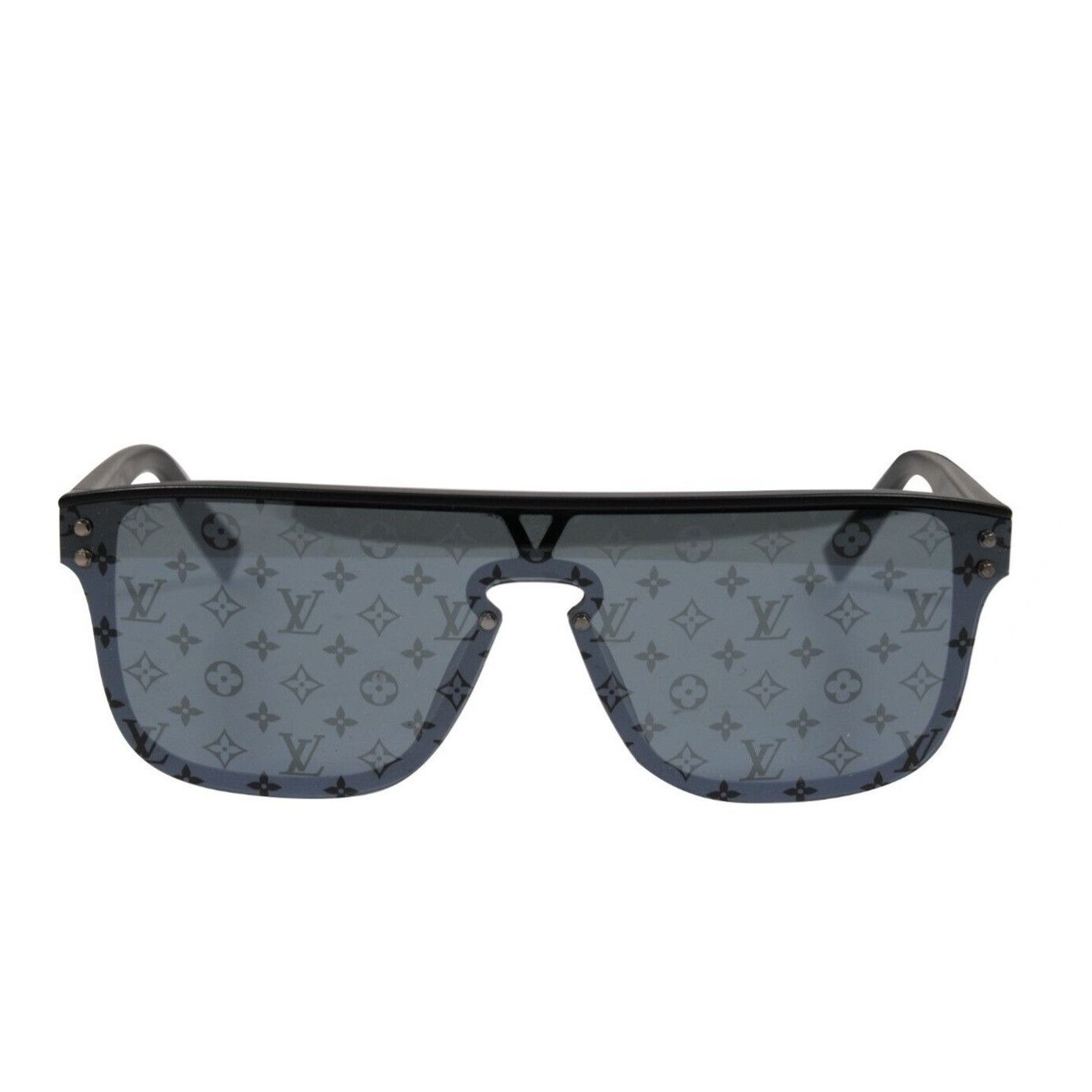 Louis Vuitton LV Waimea Black Monogram Logo Sunglasses - 01697 Size ONE SIZE - 15 Thumbnail