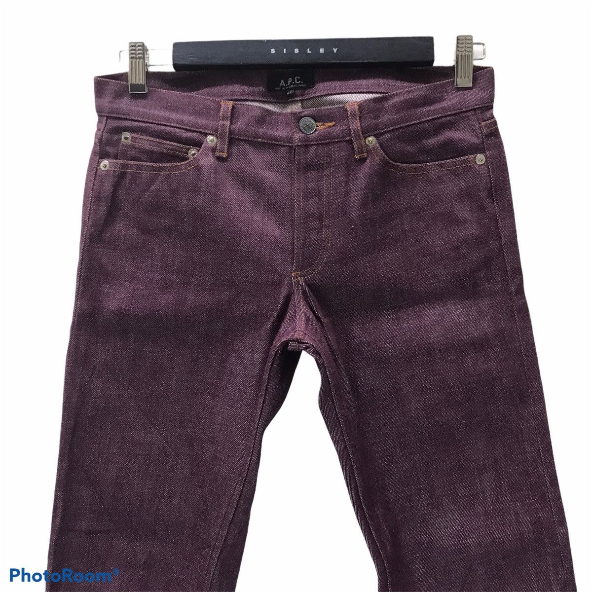 A.P.C. A.P.C Denim Selvedge Jeans Burgundy Hedi Slimane Size US 28 / EU 44 - 3 Thumbnail