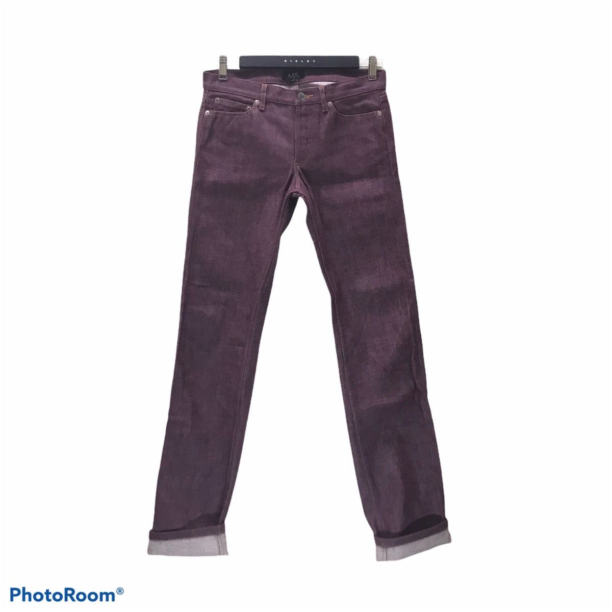 A.P.C. A.P.C Denim Selvedge Jeans Burgundy Hedi Slimane Size US 28 / EU 44 - 1 Thumbnail