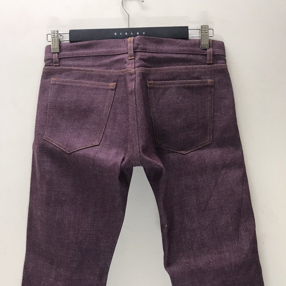 A.P.C. A.P.C Denim Selvedge Jeans Burgundy Hedi Slimane Size US 28 / EU 44 - 11 Thumbnail
