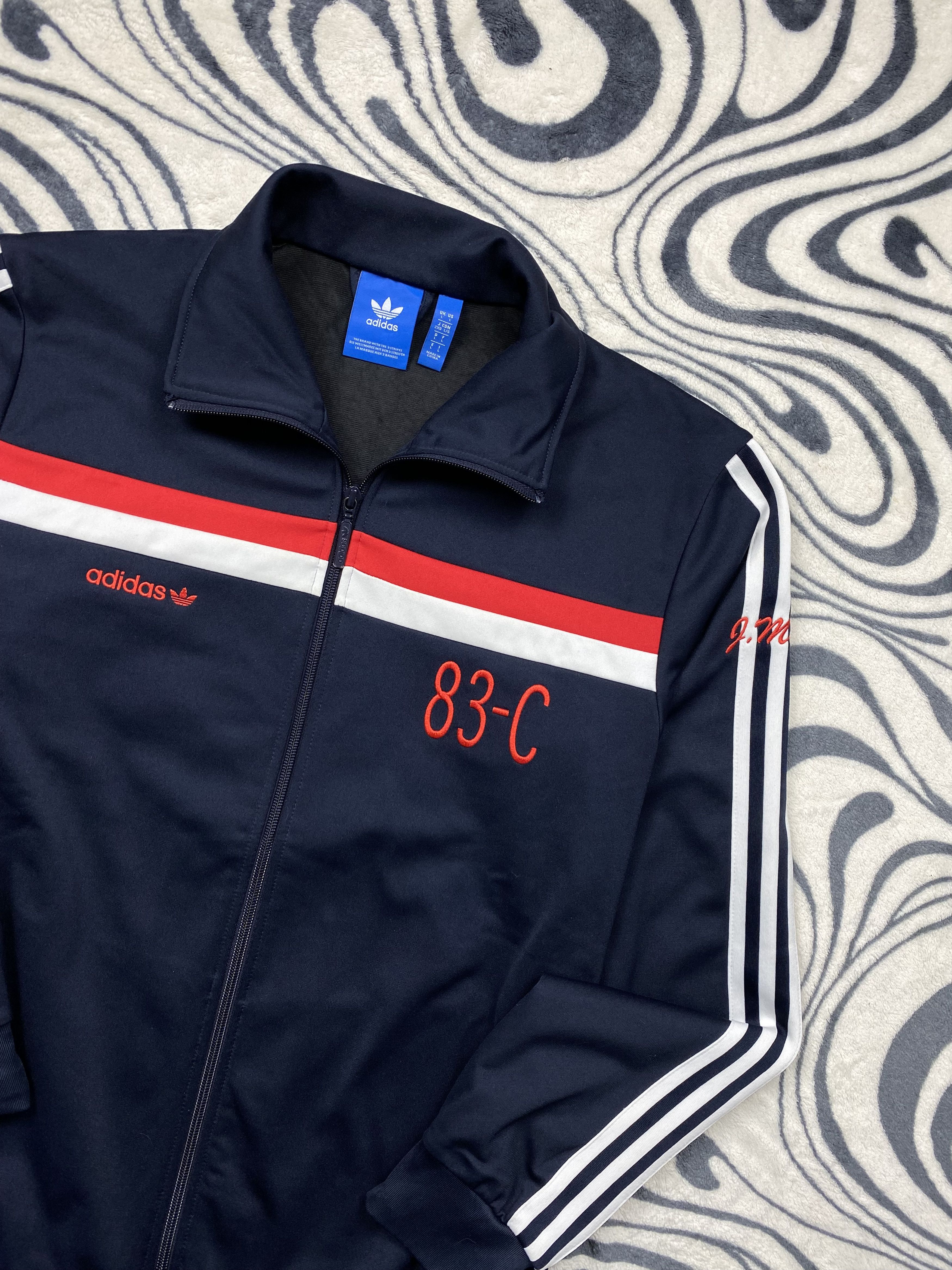 Adidas Adidas 83 - C Vintage Mens Track Top Jacket Size US L / EU 52-54 / 3 - 2 Thumbnail