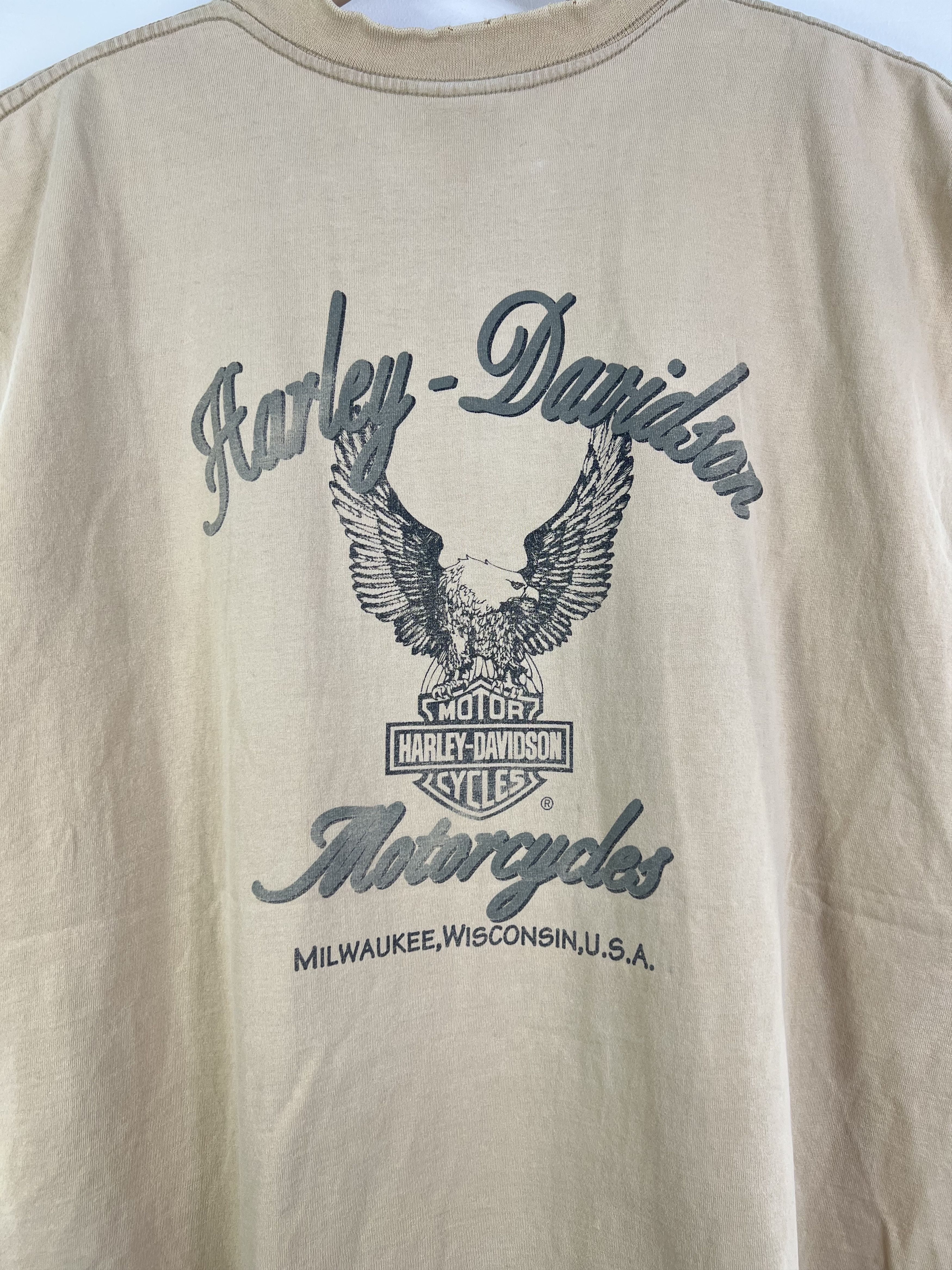 Harley Davidson × Vintage No.3929 3For$100SHIP Vtg Harley Davidson Milwaukee (XXL) Size US XXL / EU 58 / 5 - 9 Thumbnail