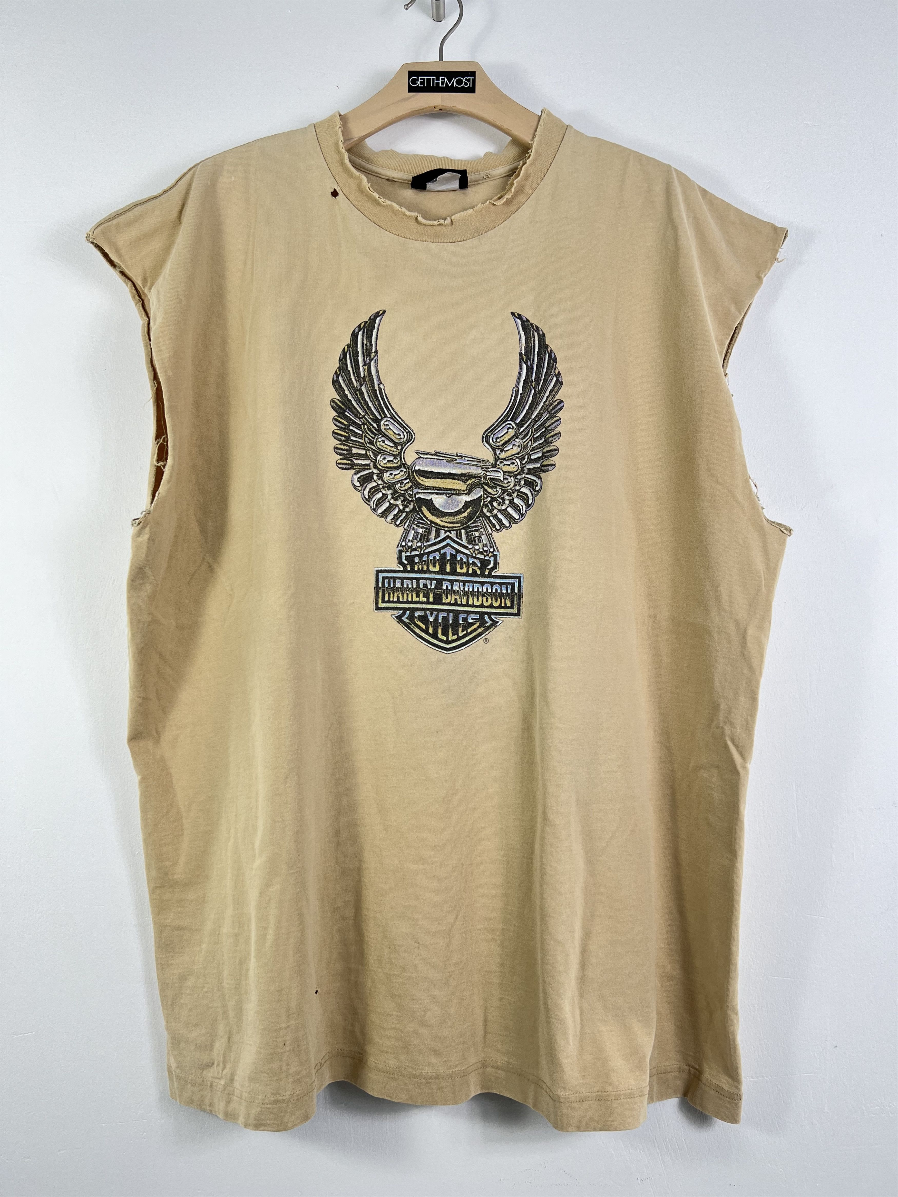 Harley Davidson × Vintage No.3929 3For$100SHIP Vtg Harley Davidson Milwaukee (XXL) Size US XXL / EU 58 / 5 - 1 Thumbnail