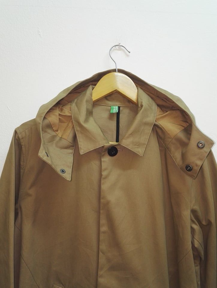 Benetton Rare Hoodie Benetton parkas Buttons Good Condition (c22) Size US M / EU 48-50 / 2 - 2 Thumbnail