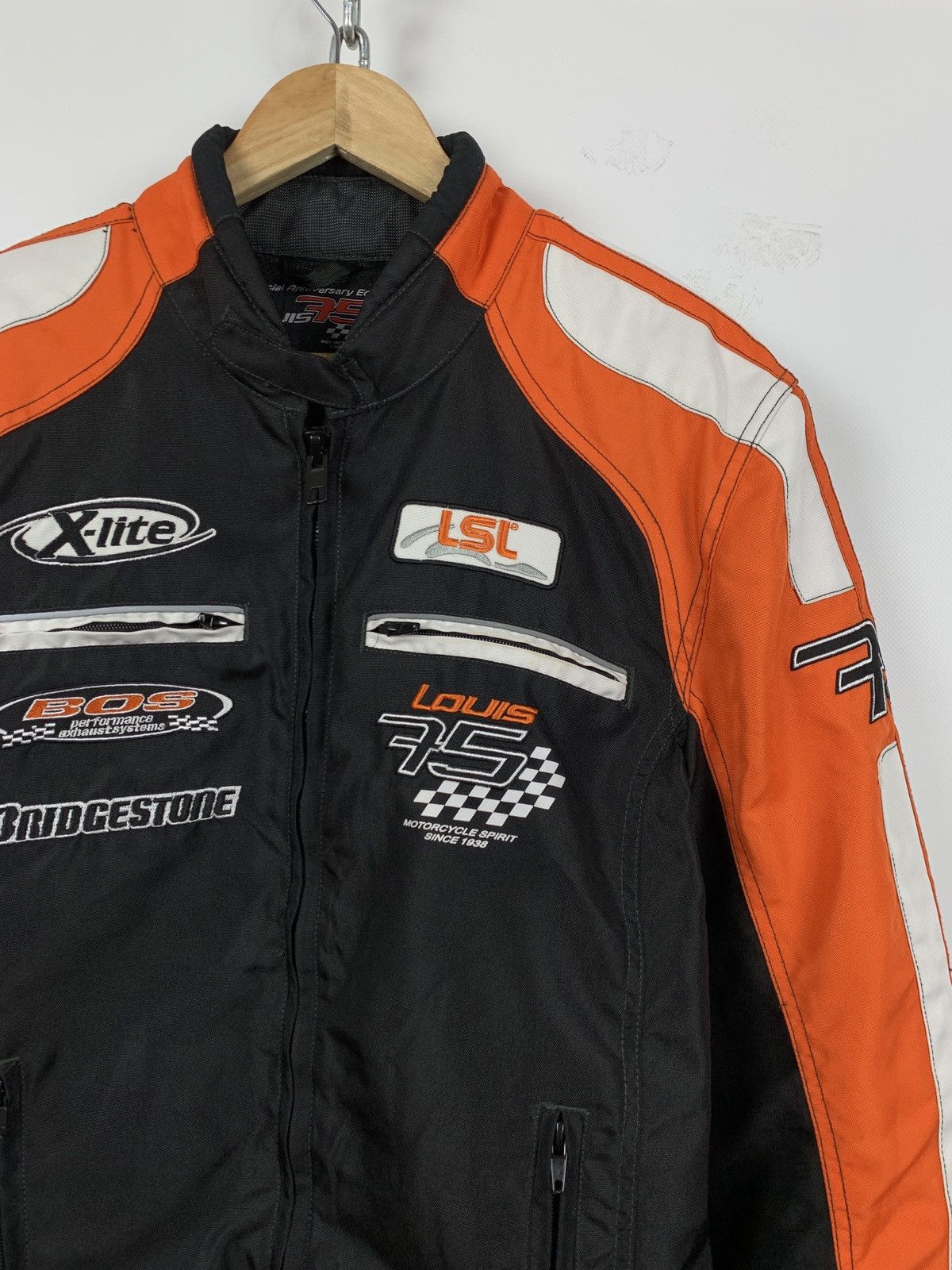 Vintage Vintage Bridgestone Louis 75 Motorcycle Racing Jacket Size US M / EU 48-50 / 2 - 4 Thumbnail