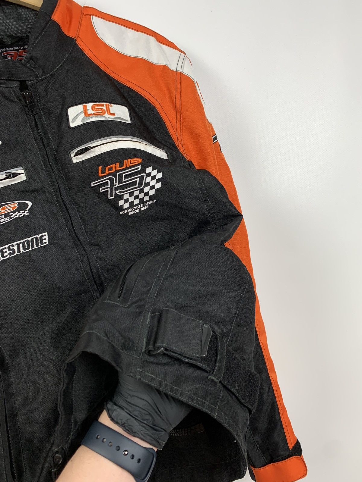Vintage Vintage Bridgestone Louis 75 Motorcycle Racing Jacket Size US M / EU 48-50 / 2 - 14 Thumbnail