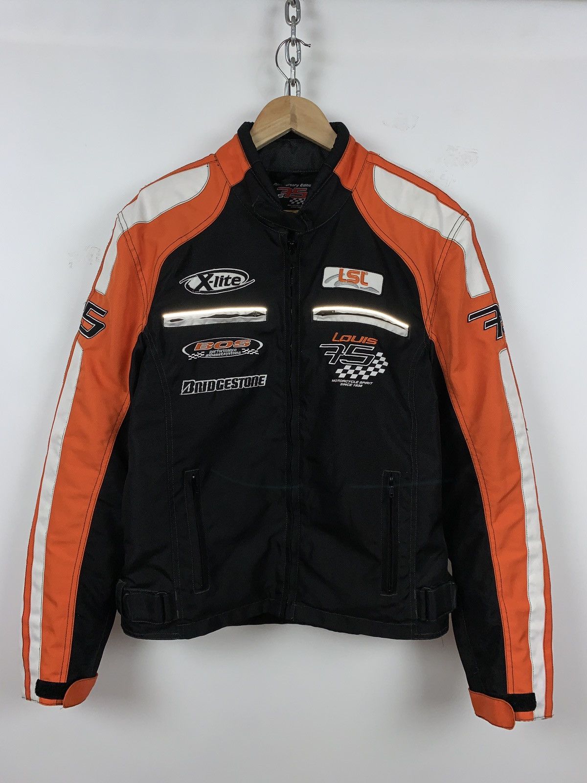 Vintage Vintage Bridgestone Louis 75 Motorcycle Racing Jacket Size US M / EU 48-50 / 2 - 10 Thumbnail