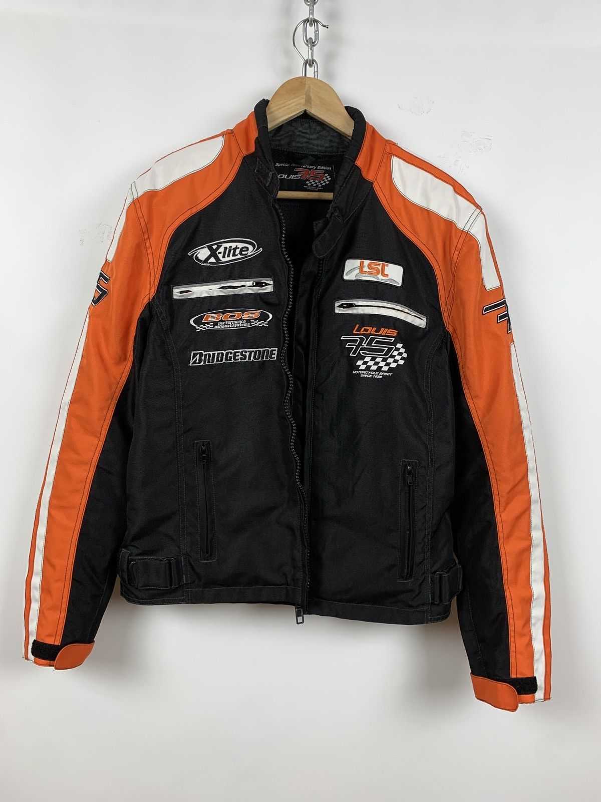Vintage Vintage Bridgestone Louis 75 Motorcycle Racing Jacket Size US M / EU 48-50 / 2 - 11 Thumbnail