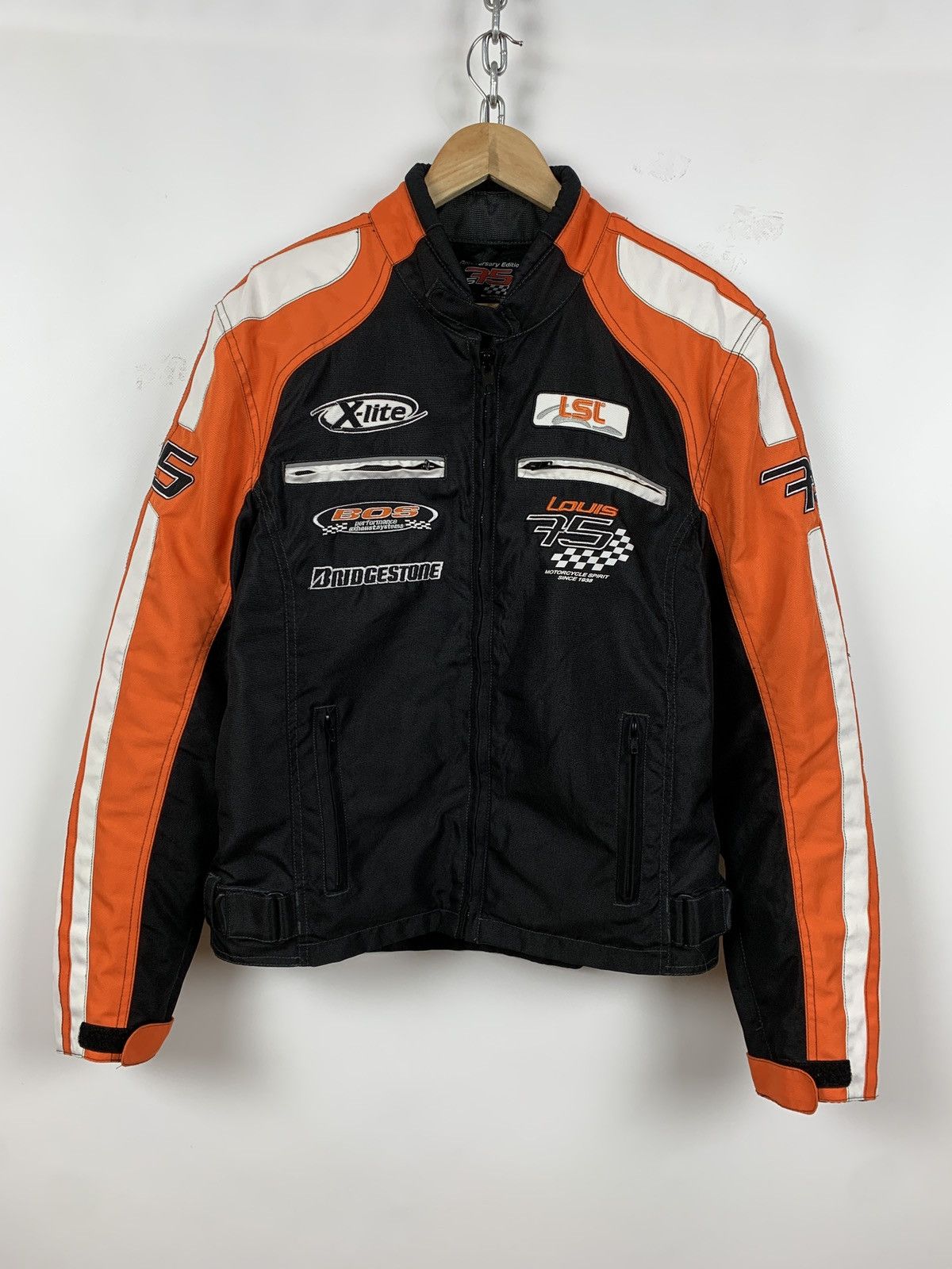 Vintage Vintage Bridgestone Louis 75 Motorcycle Racing Jacket Size US M / EU 48-50 / 2 - 1 Thumbnail
