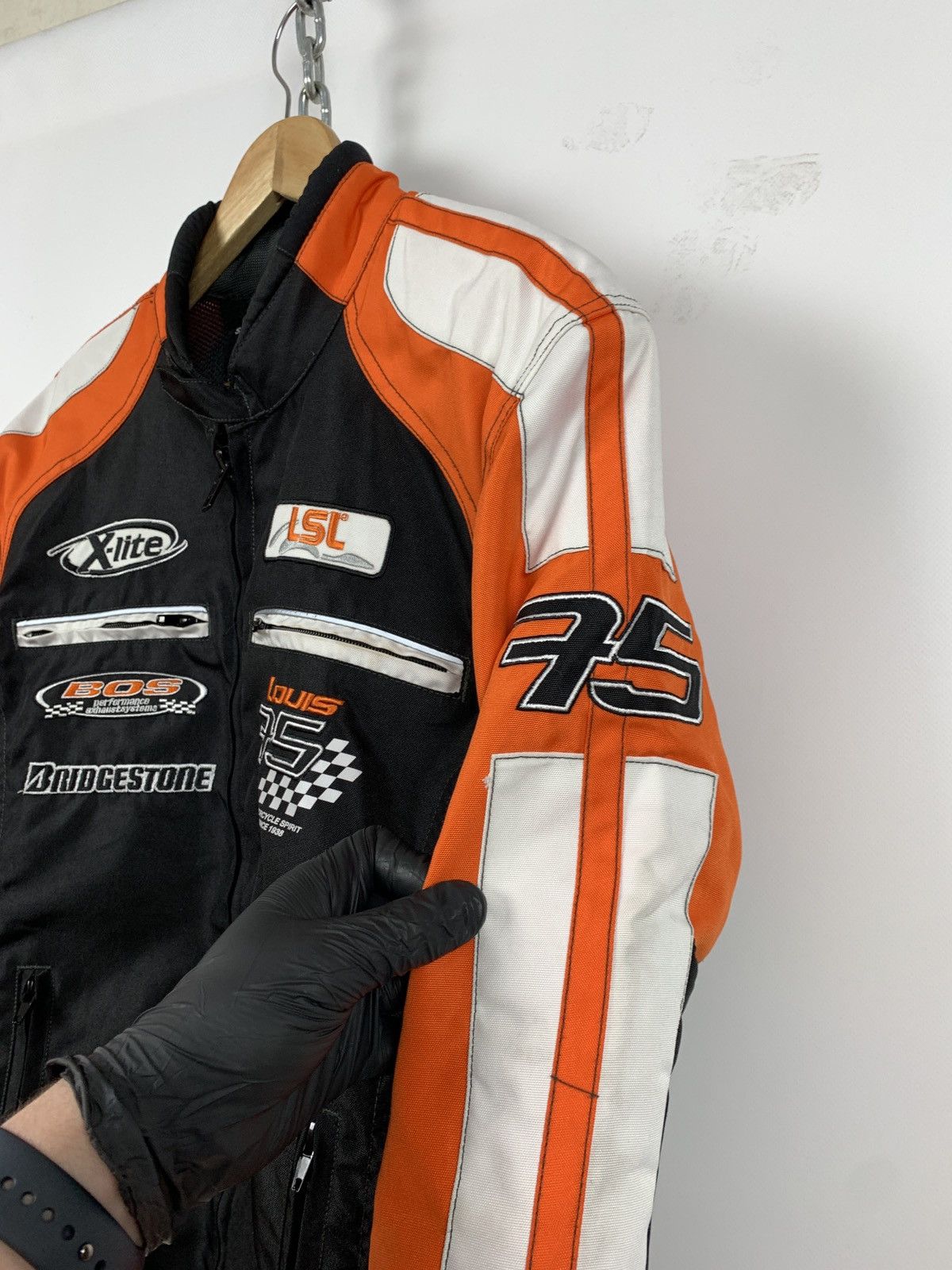 Vintage Vintage Bridgestone Louis 75 Motorcycle Racing Jacket Size US M / EU 48-50 / 2 - 13 Thumbnail