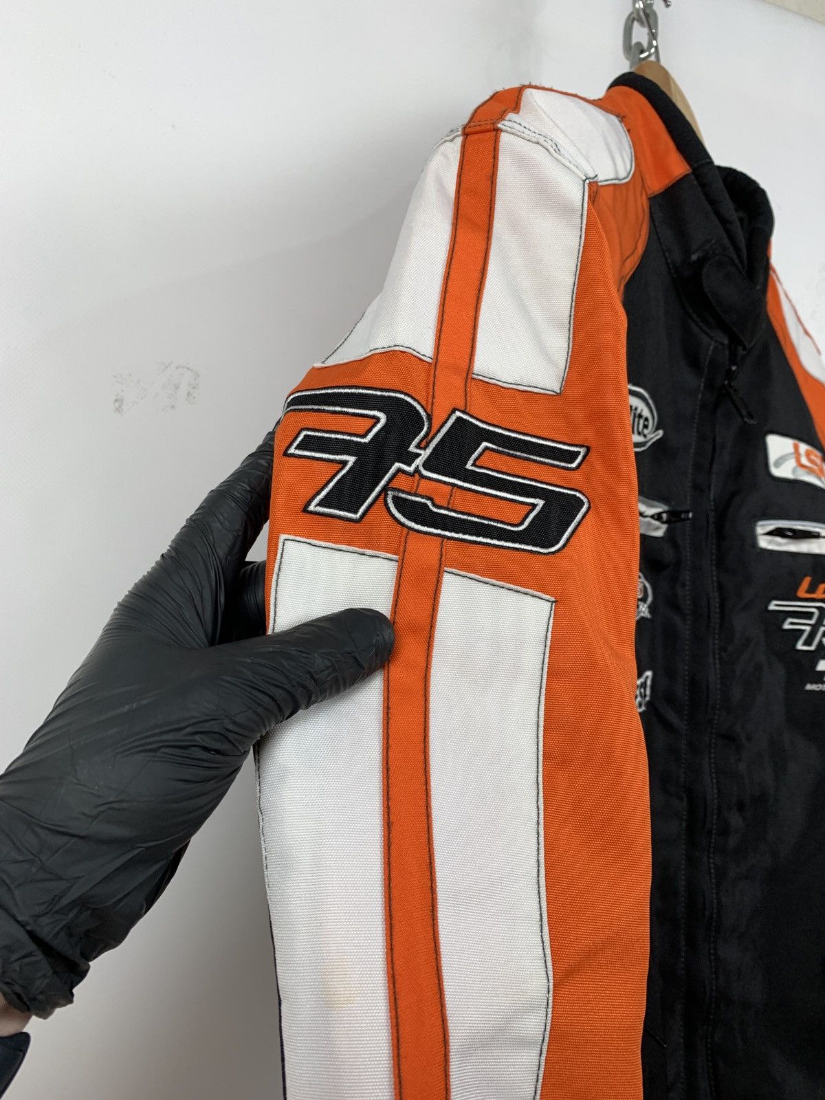 Vintage Vintage Bridgestone Louis 75 Motorcycle Racing Jacket Size US M / EU 48-50 / 2 - 12 Thumbnail