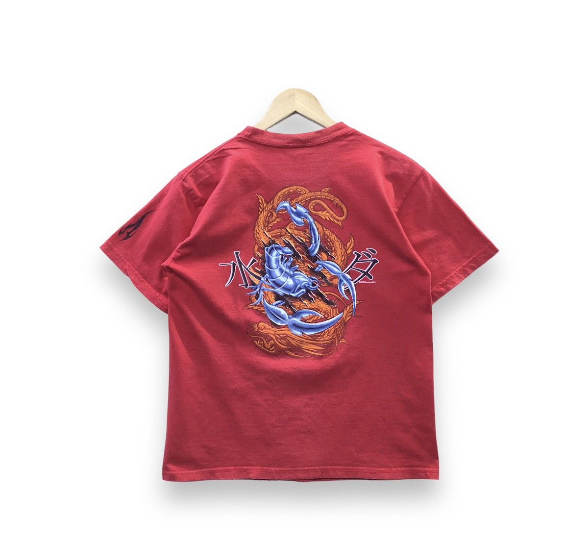 image of Surf Style x Vintage 00!! Scorpion Bay Graphic Back Tee in Red, Men's (Size XS)