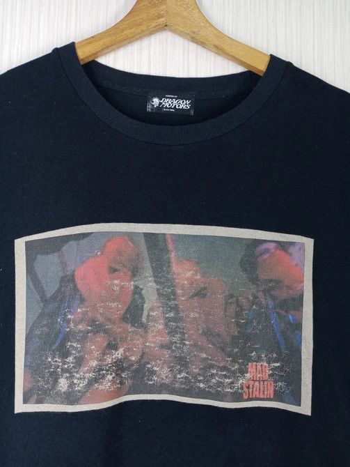 Band Tees Vintage BURST CITY Punk Rock Band Dragon Motors Tee Size US L / EU 52-54 / 3 - 2 Thumbnail