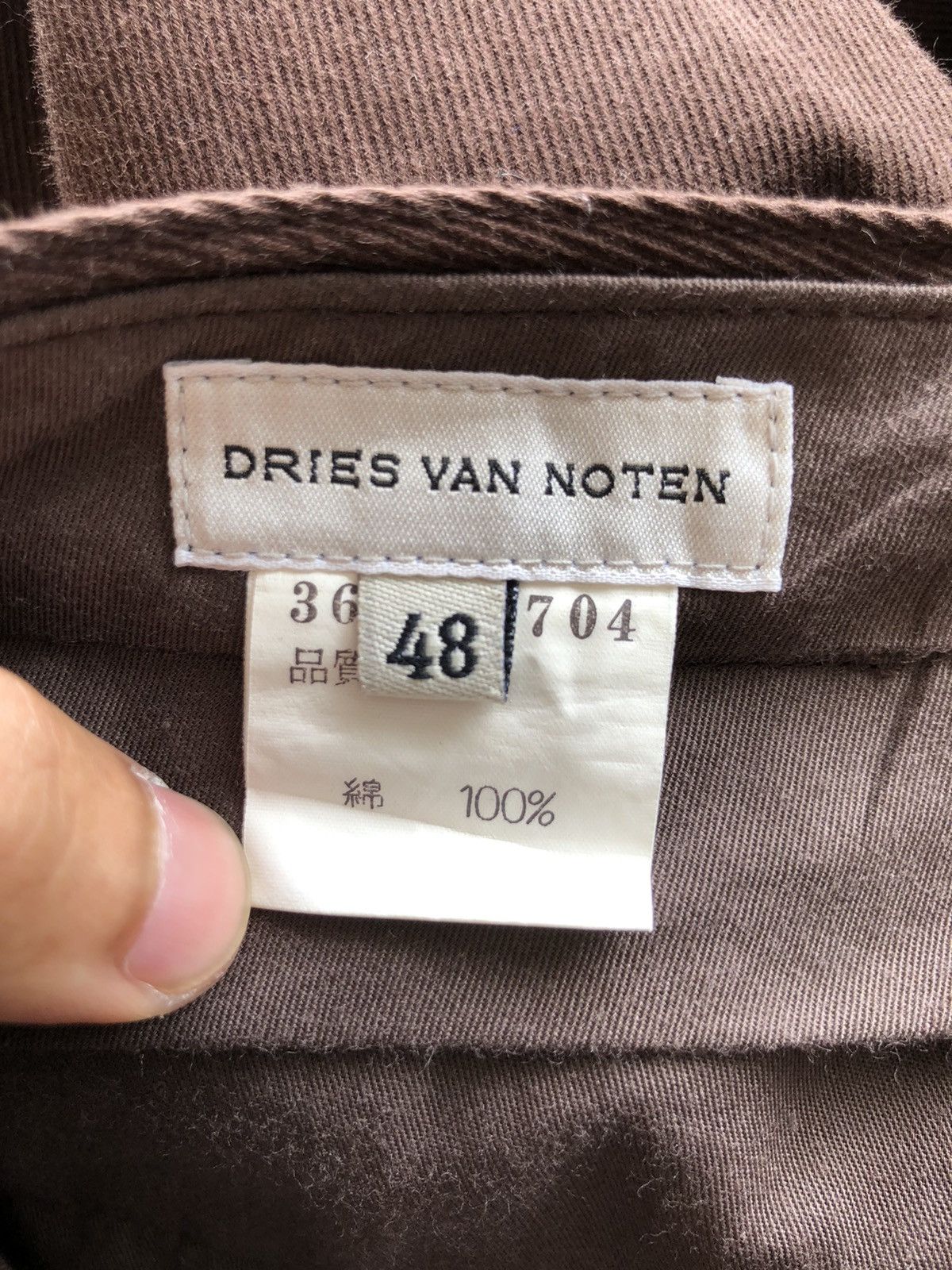 Dries Van Noten GRAILED🔥Dries van Noten 🇮🇹 Relax Fit Runway Pants Size US 30 / EU 46 - 6 Thumbnail