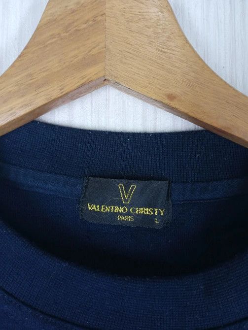 Valentino × Vintage VINTAGE VALENTINO CHRISTY PARIS CREWNECK SWEATSHIRT Size US L / EU 52-54 / 3 - 3 Thumbnail