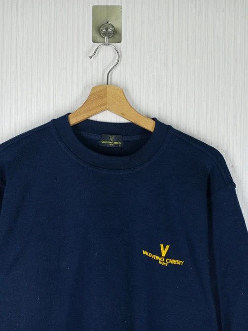 Valentino × Vintage VINTAGE VALENTINO CHRISTY PARIS CREWNECK SWEATSHIRT Size US L / EU 52-54 / 3 - 1 Thumbnail