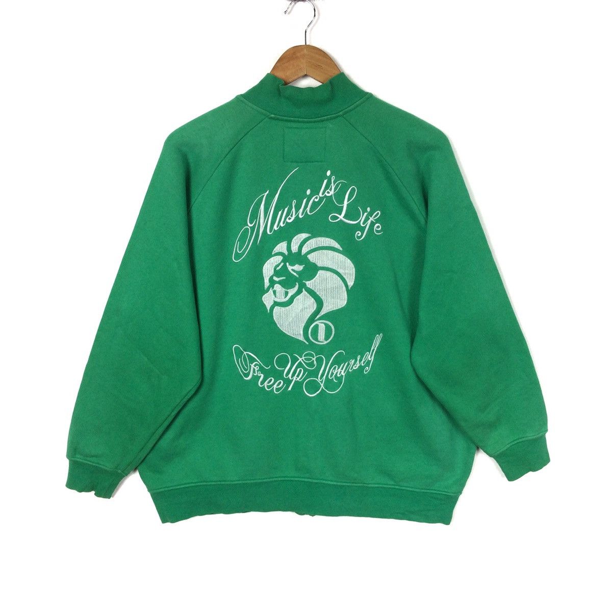 Japanese Brand Nesta Brand Sweatshirt Music Is Life Japanese Brand Size US XL / EU 56 / 4 - 2 Thumbnail