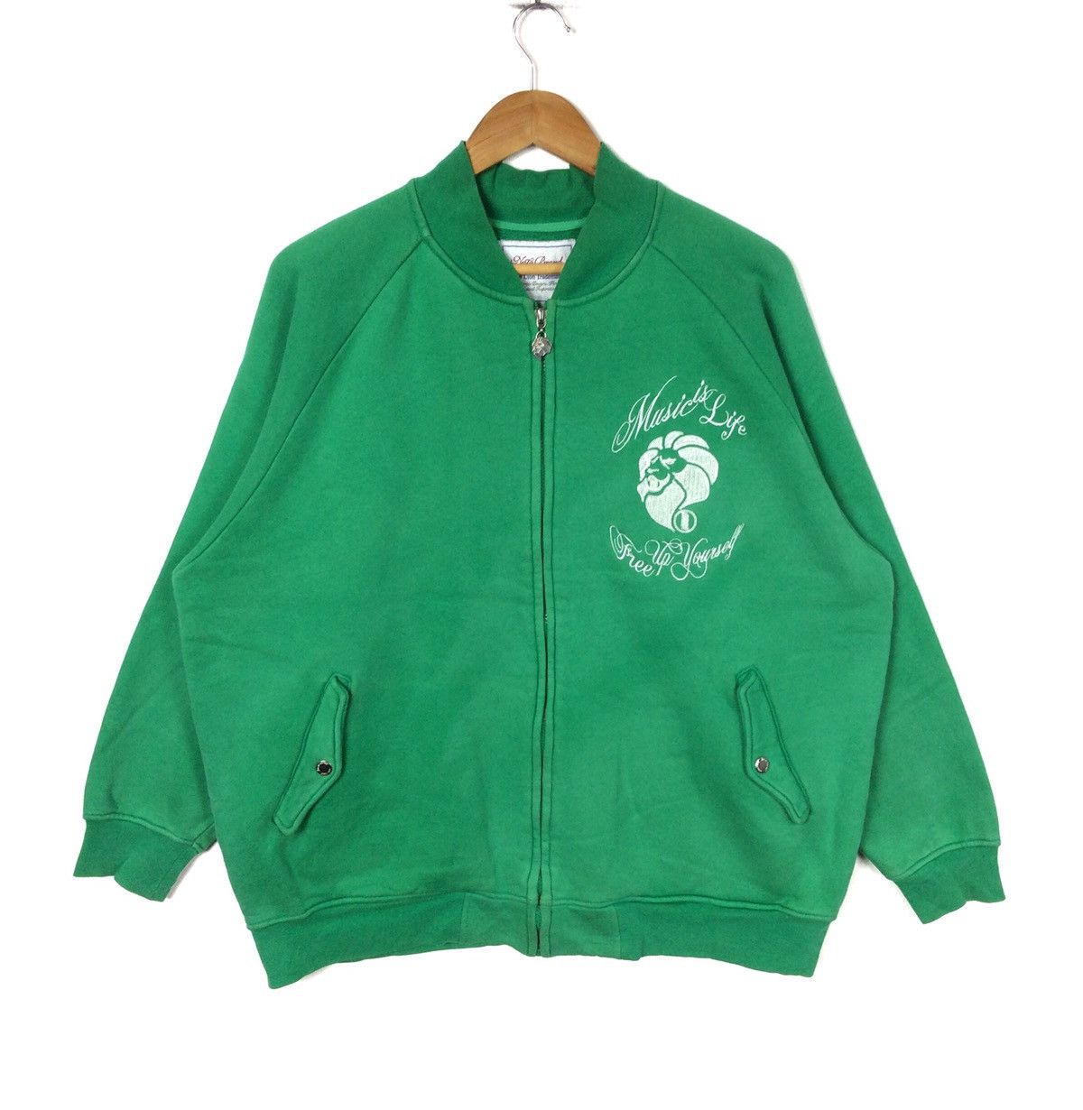 Japanese Brand Nesta Brand Sweatshirt Music Is Life Japanese Brand Size US XL / EU 56 / 4 - 1 Thumbnail