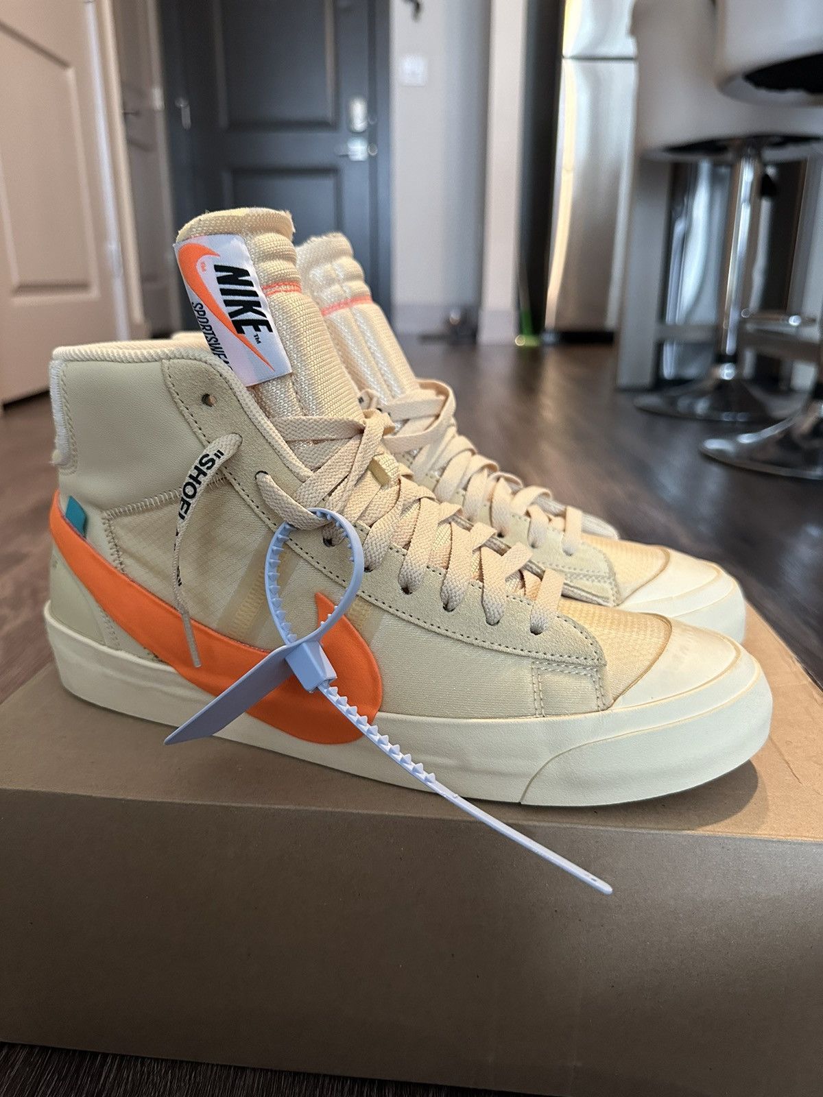 Nike Nike Off White Blazer “Hallows Eve” Size US 10 / EU 43 - 1 Thumbnail