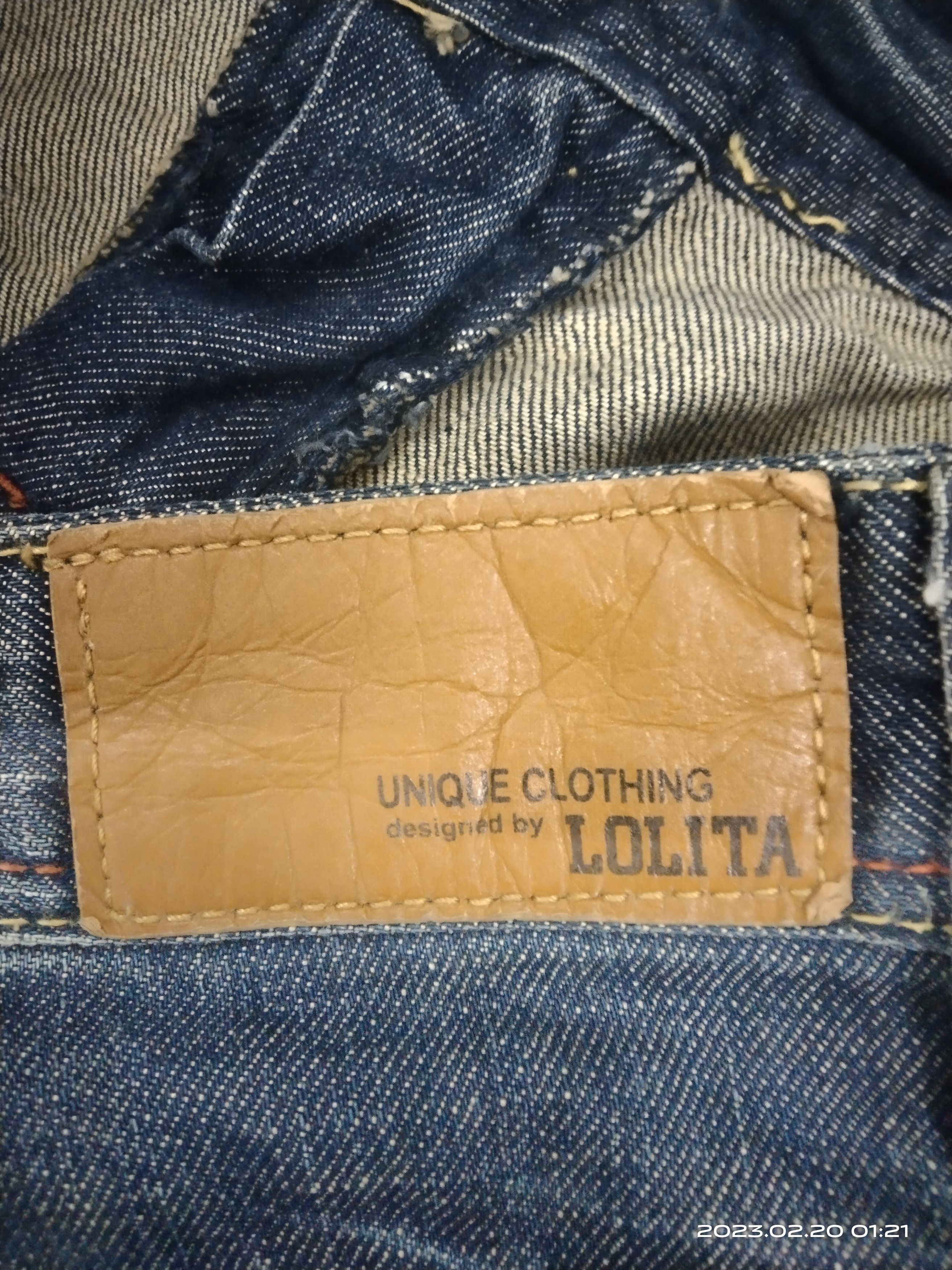 Japanese Brand FLARE🔥RARE SUPER SICK LOLITA DENIM PANTS Size US 32 / EU 48 - 8 Thumbnail