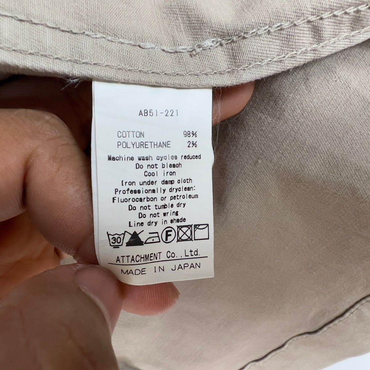 Attachment × Kazuyuki Kumagai Attachment Kazuyuki Kumagai ATTACHMENT Bdu Jacket Four Pocket Size US S / EU 44-46 / 1 - 9 Thumbnail