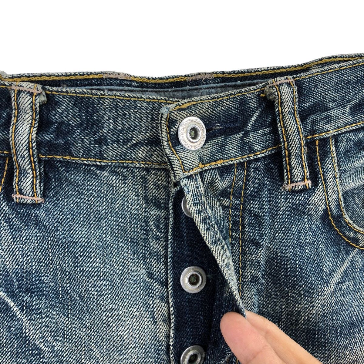 Japanese Brand × Man Of Moods Vintage MAN OF MOODS Denim Jeans Pants Japanese Brand Indigo Size US 29 - 3 Thumbnail