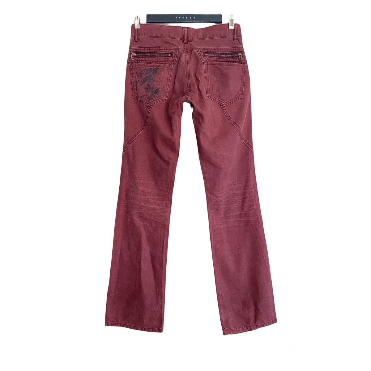 semanticdesign Japanese Semantic Denim Bush Pants Flares Zipper Printed Size US 28 / EU 44 - 2 Thumbnail