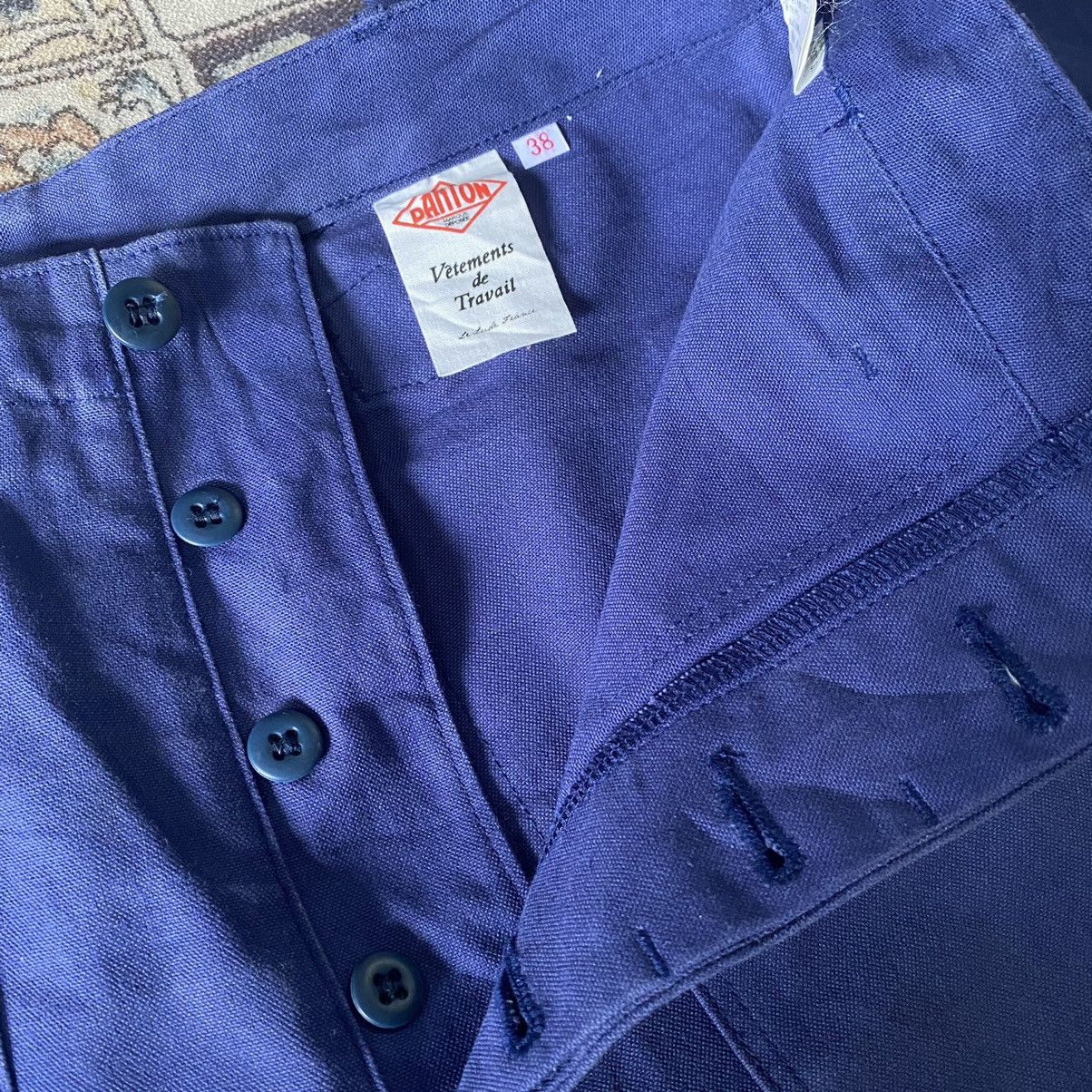 Danton Danton Indigo Serge Fatigue Pants Buckle Back 30x29 Size US 30 / EU 46 - 11 Thumbnail