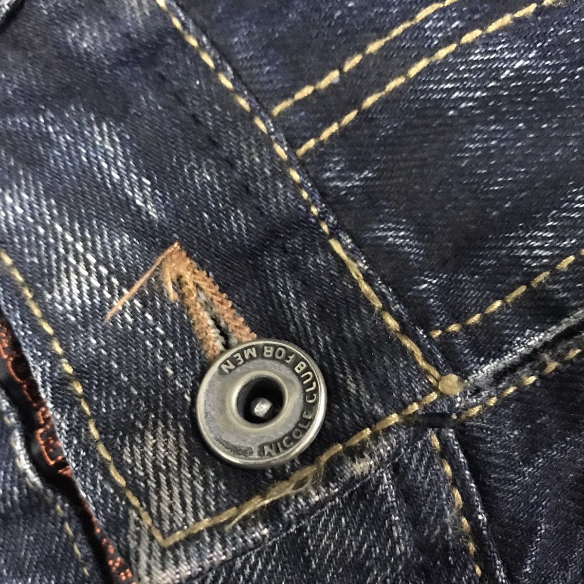 Nicole Club NICOLE CLUB FOR MEN Double Waist Denim Flare Jeans Size US 31 - 16 Thumbnail